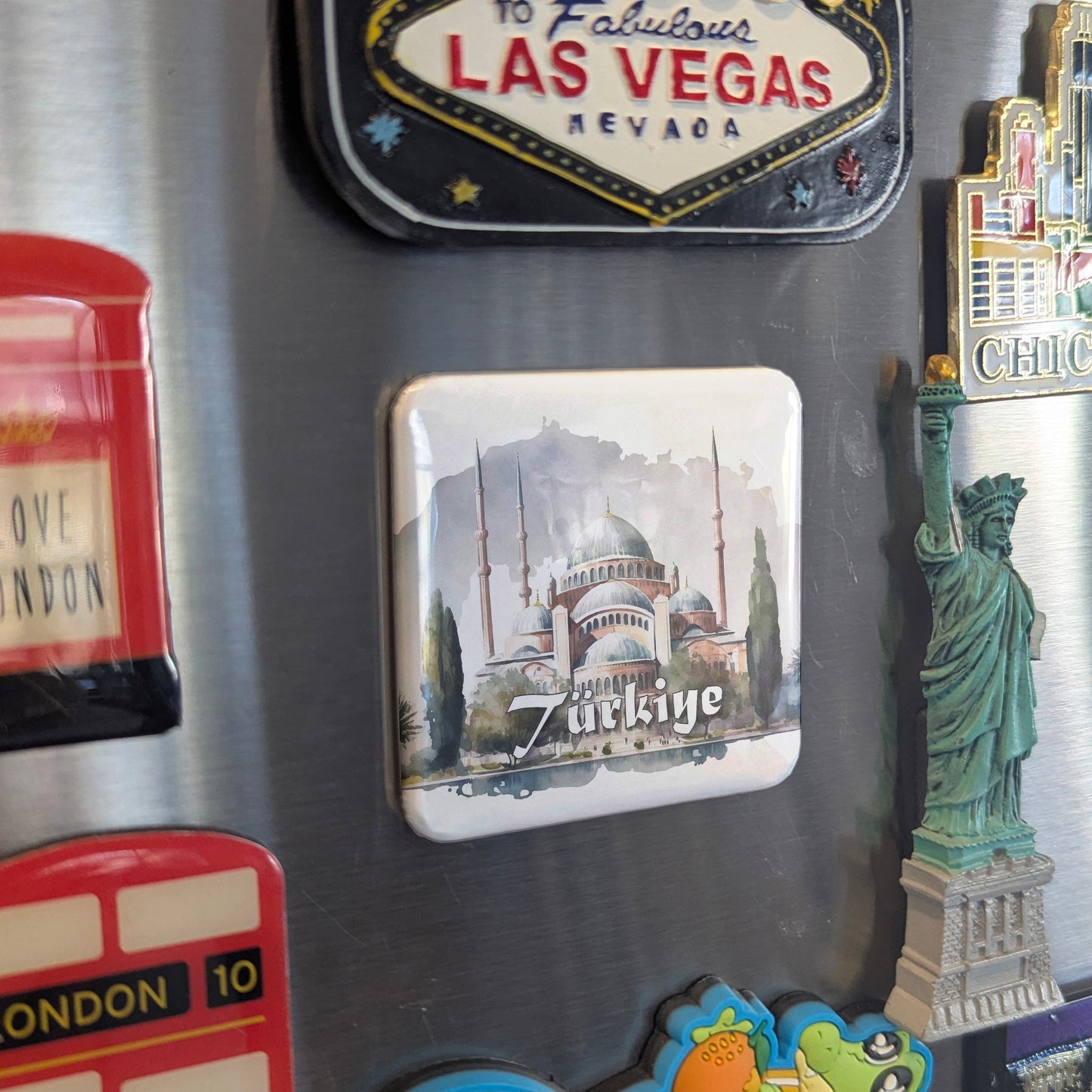 Selimiye Mosque in Türkiye Fridge Magnet - PhiloPerse