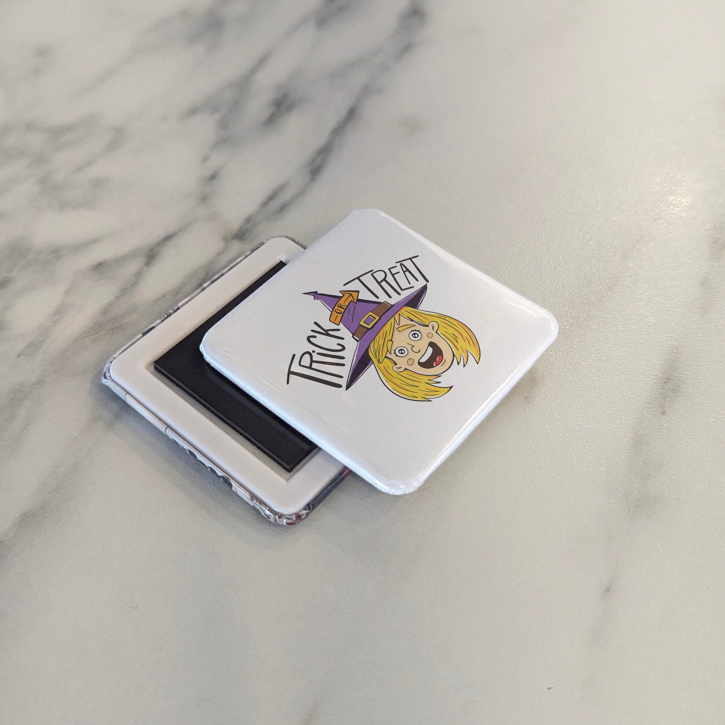 Trick or Treat V1 Fridge Magnet - PhiloPerse