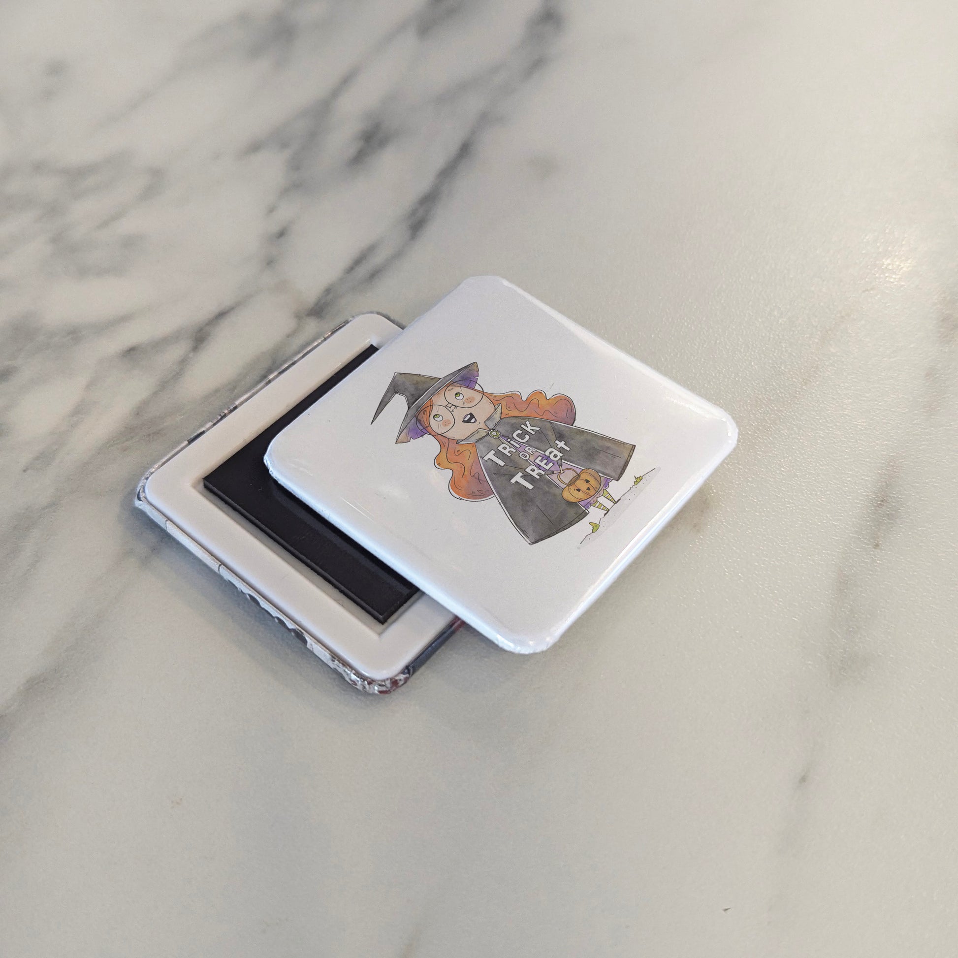 Trick or Treat V2 Fridge Magnet - PhiloPerse