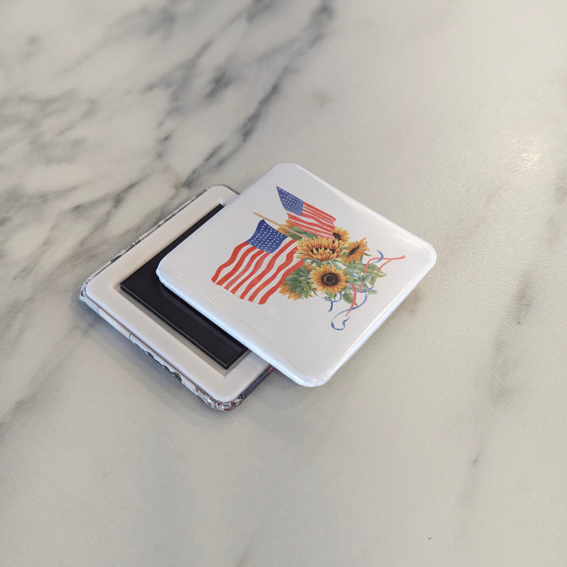 US Flag 4th of July Fridge Magnet - PhiloPerse