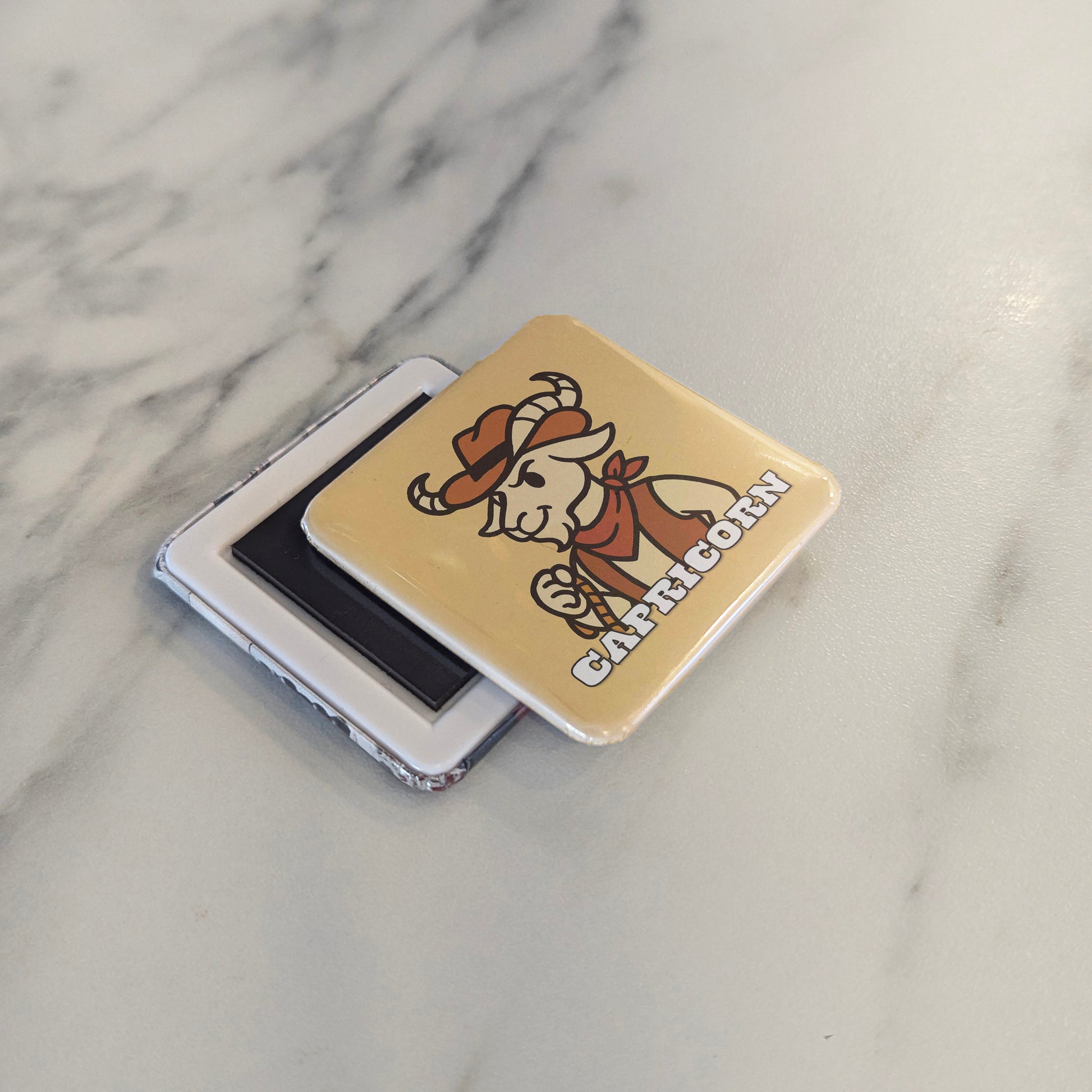 Western Capricorn Zodiac Fridge Magnet - PhiloPerse