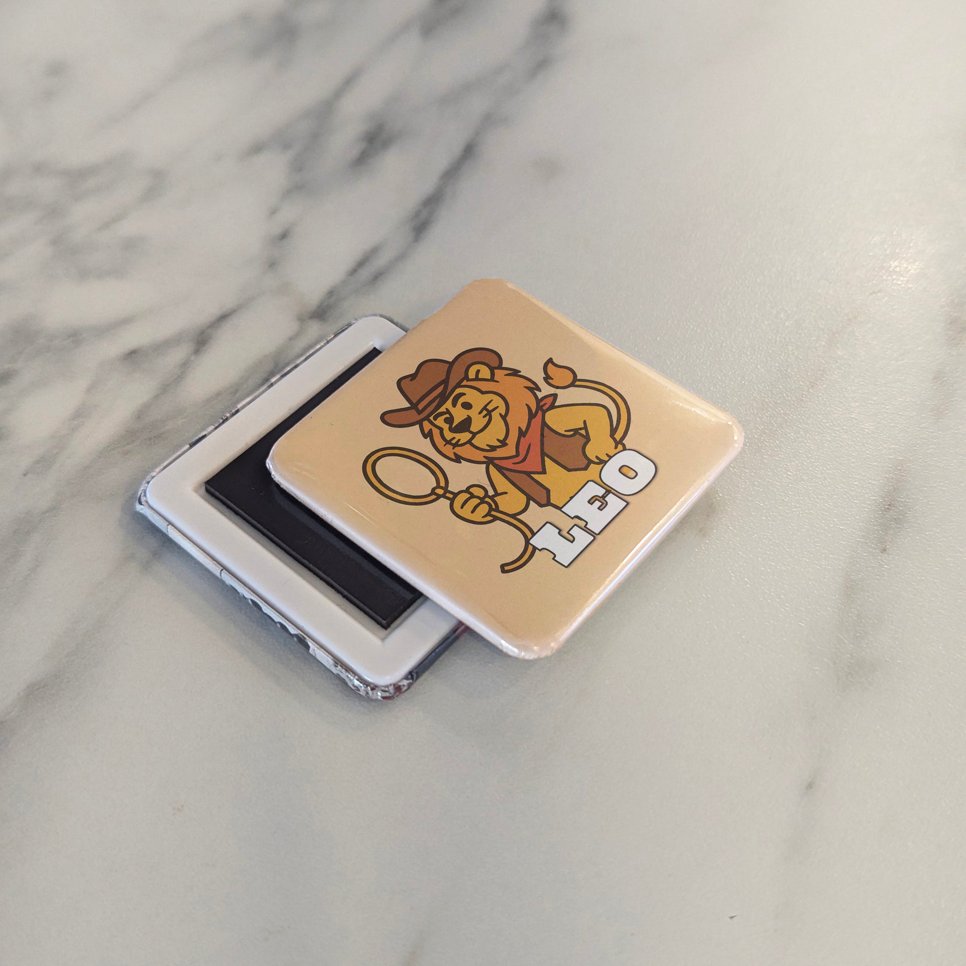 Western Leo Zodiac Fridge Magnet - PhiloPerse