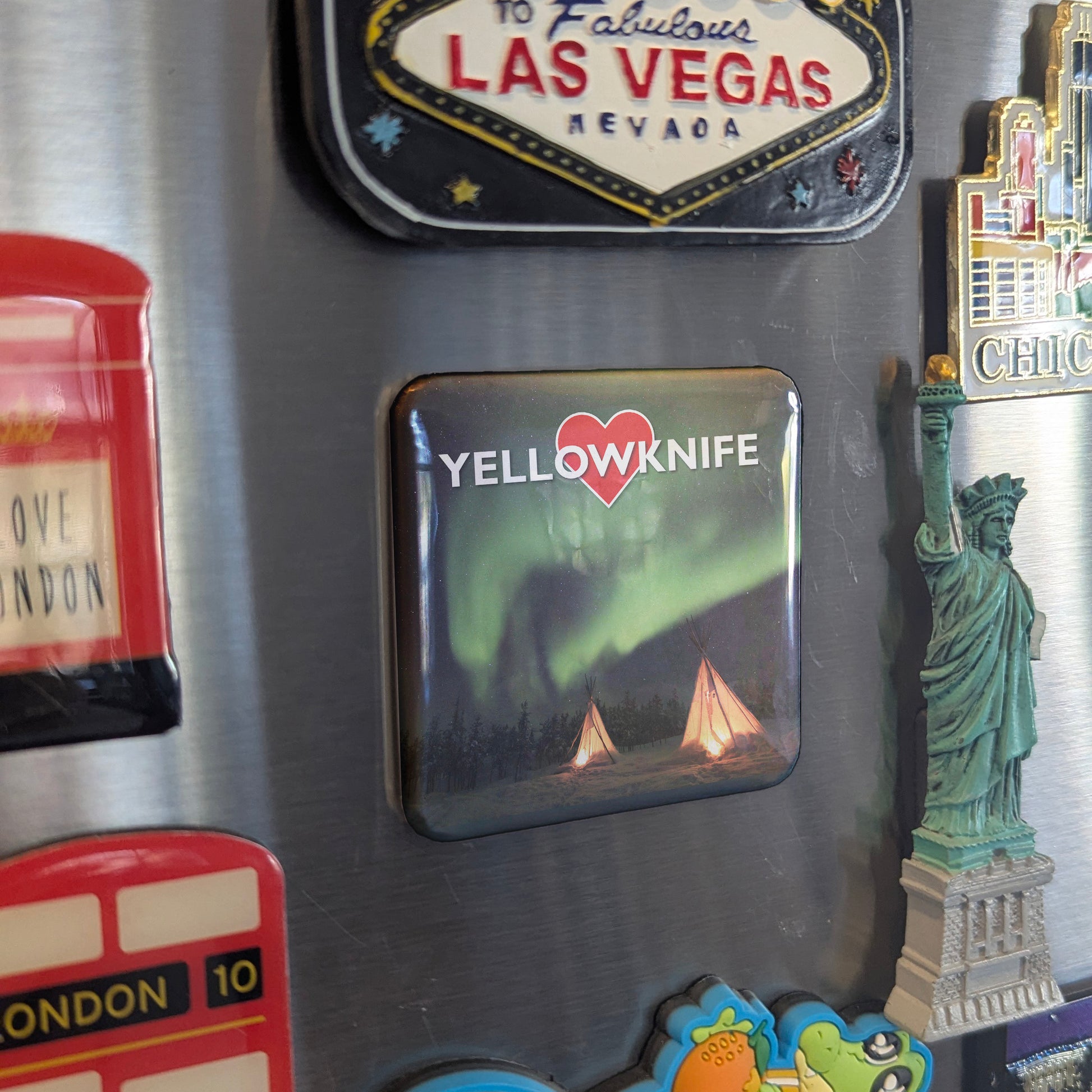 Yellowknife Fridge Magnet - PhiloPerse