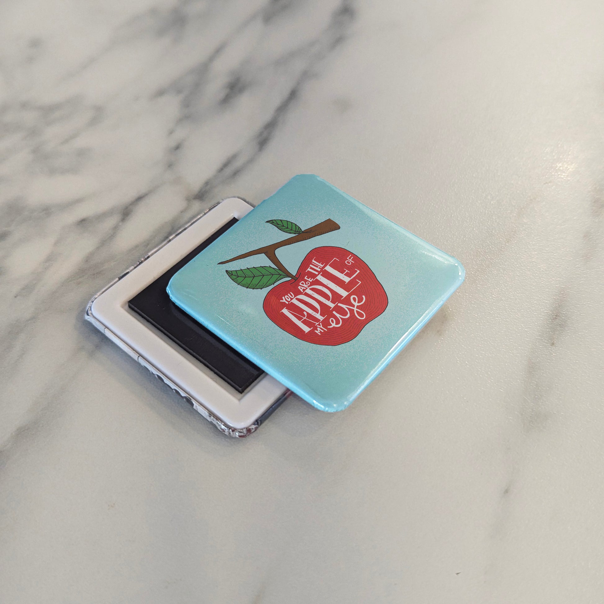 You are the Apple of my Eye Fridge Magnet - PhiloPerse