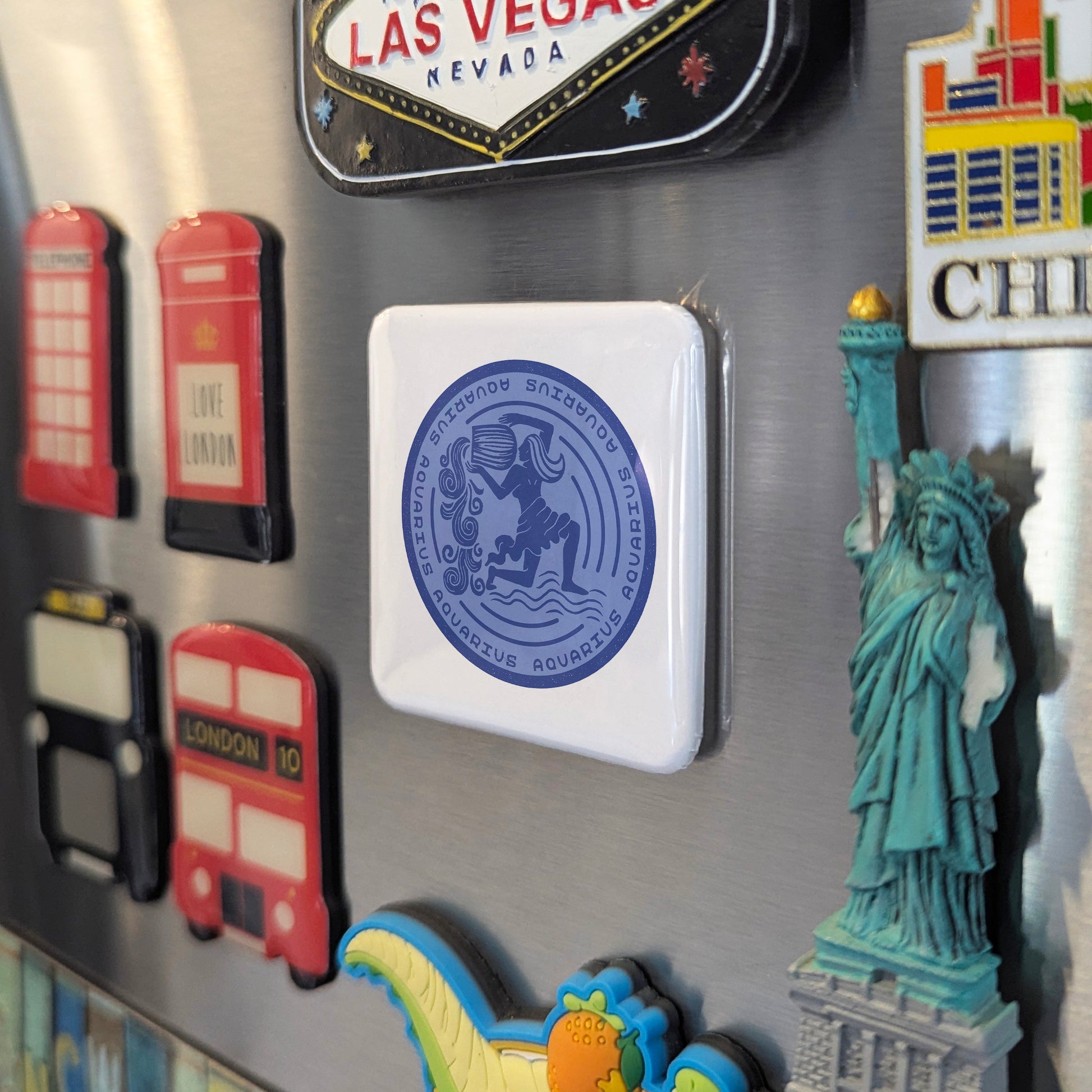 Aquarius Zodiac Fridge Magnet - PhiloPerse