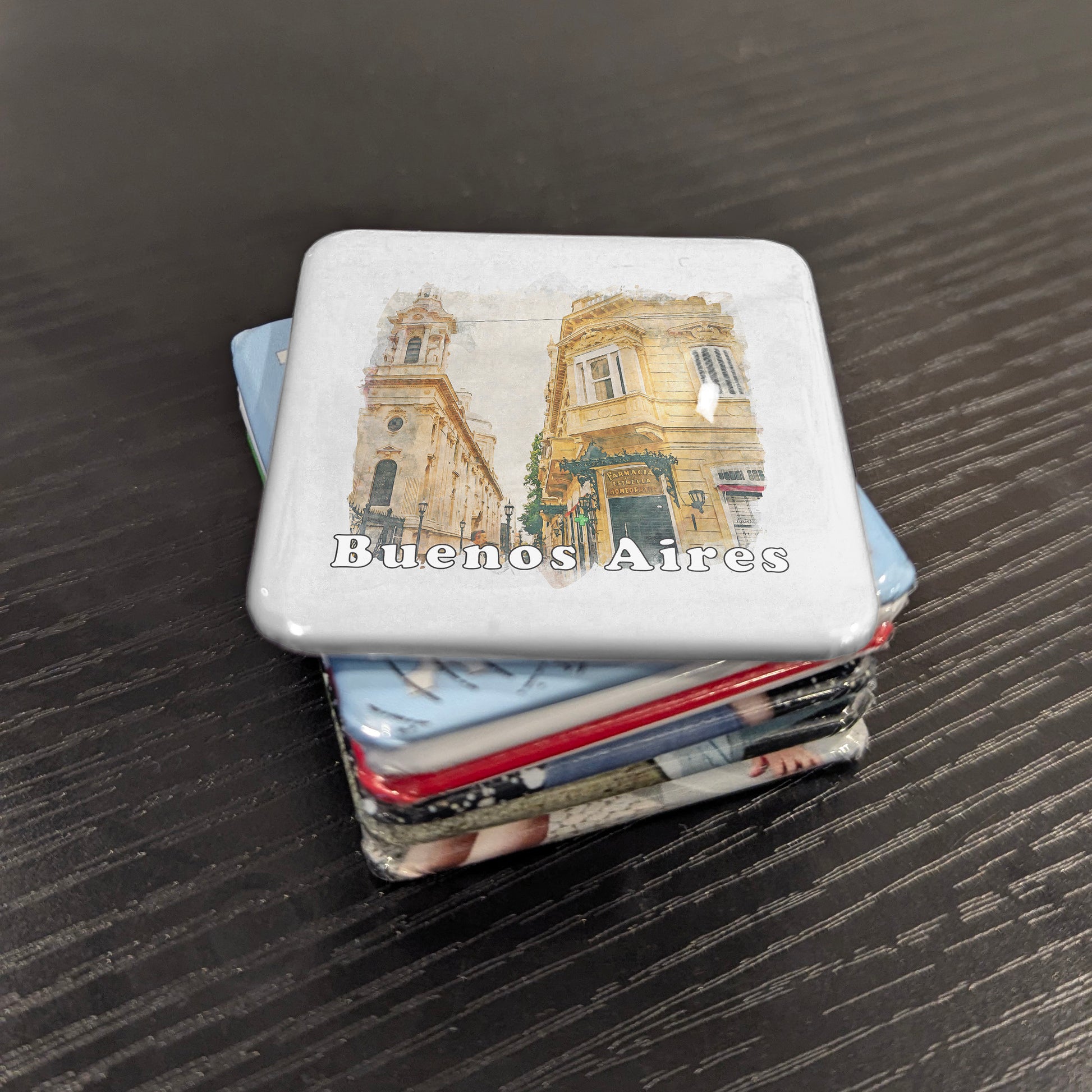 Buenos Aires Watercolor Fridge Magnet - PhiloPerse