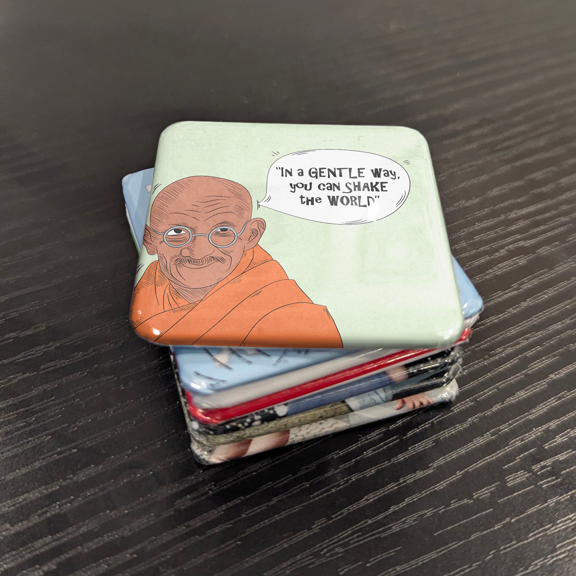 Gandhi Fridge Magnet - PhiloPerse