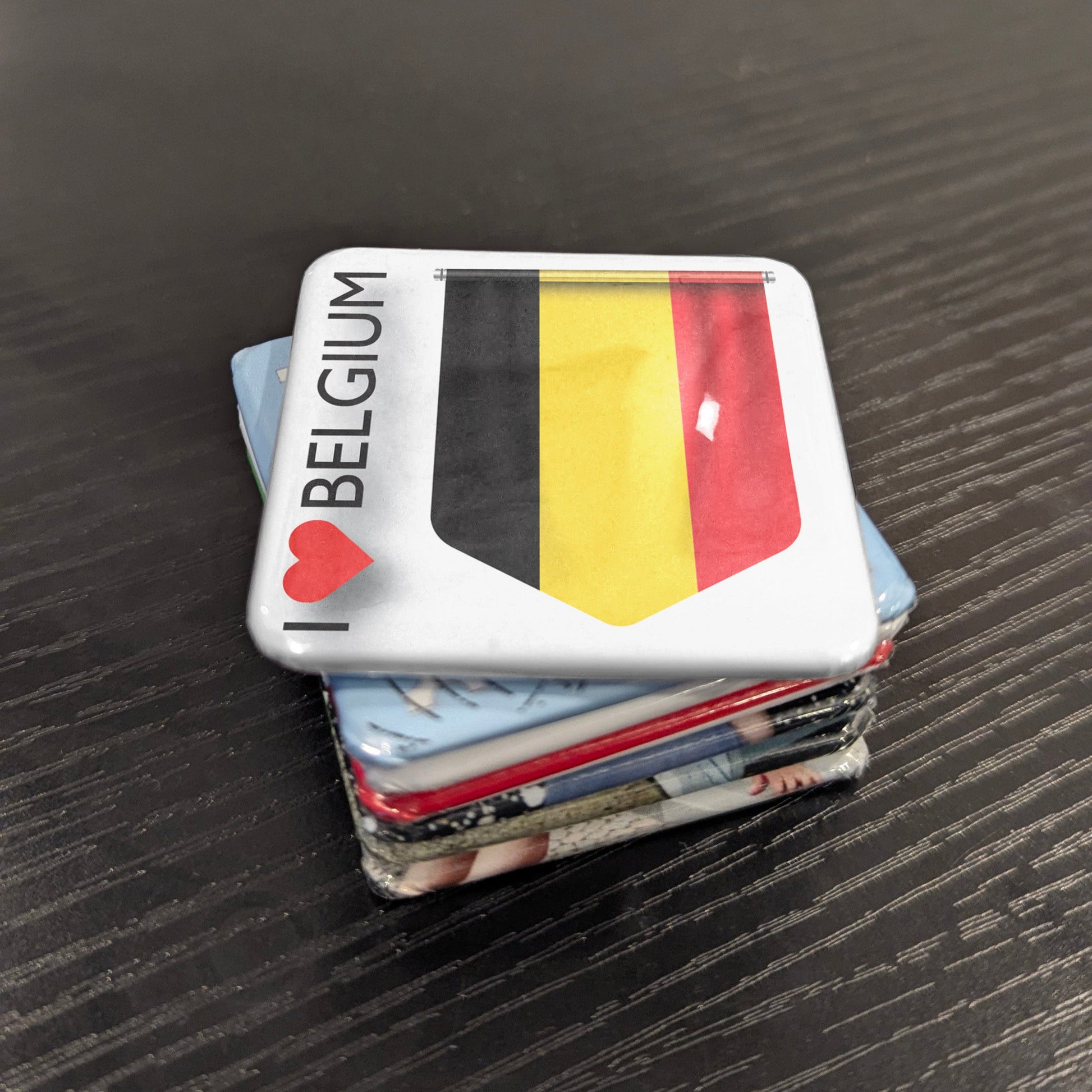 I Love Belgium Fridge Magnet