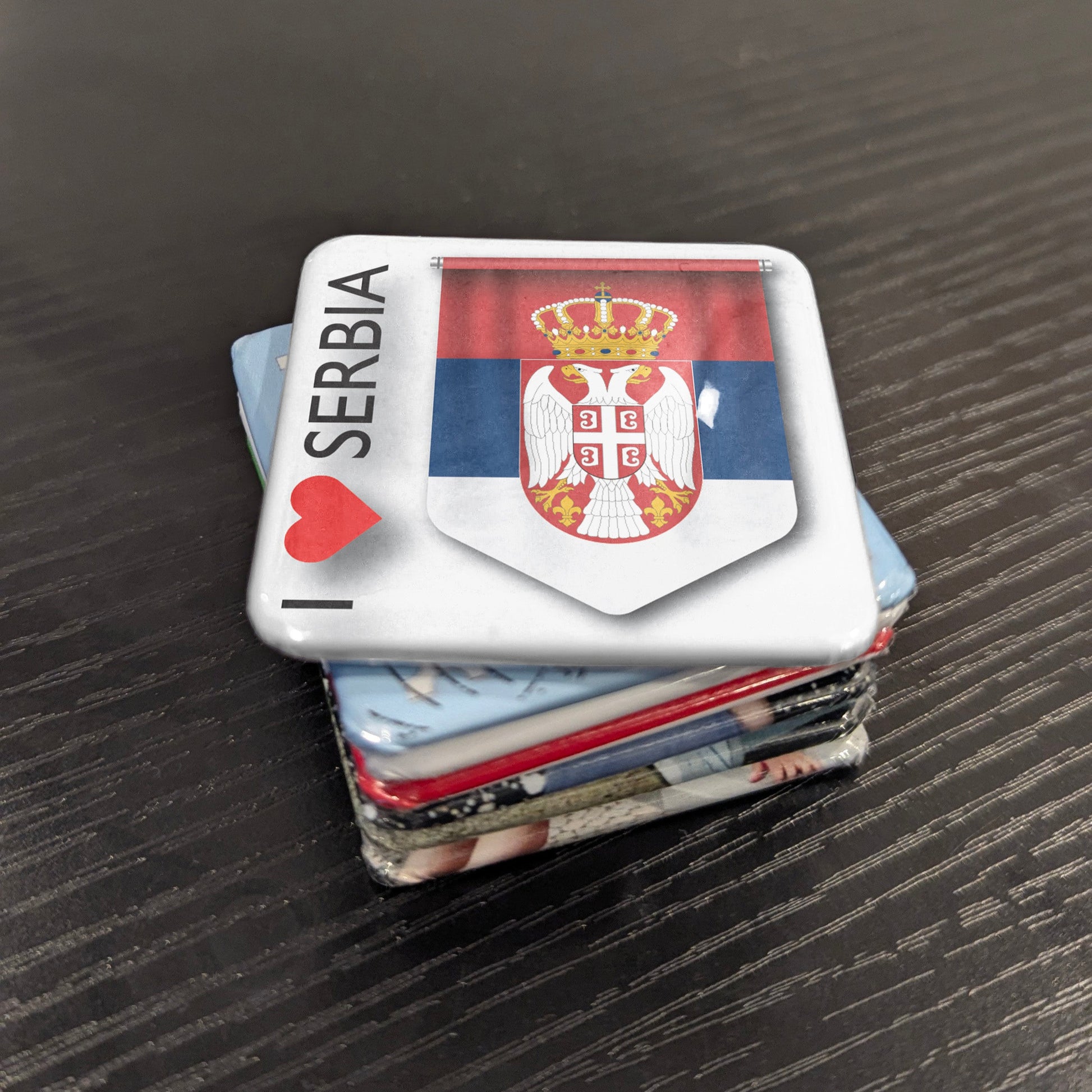 I Love Serbia Fridge Magnet