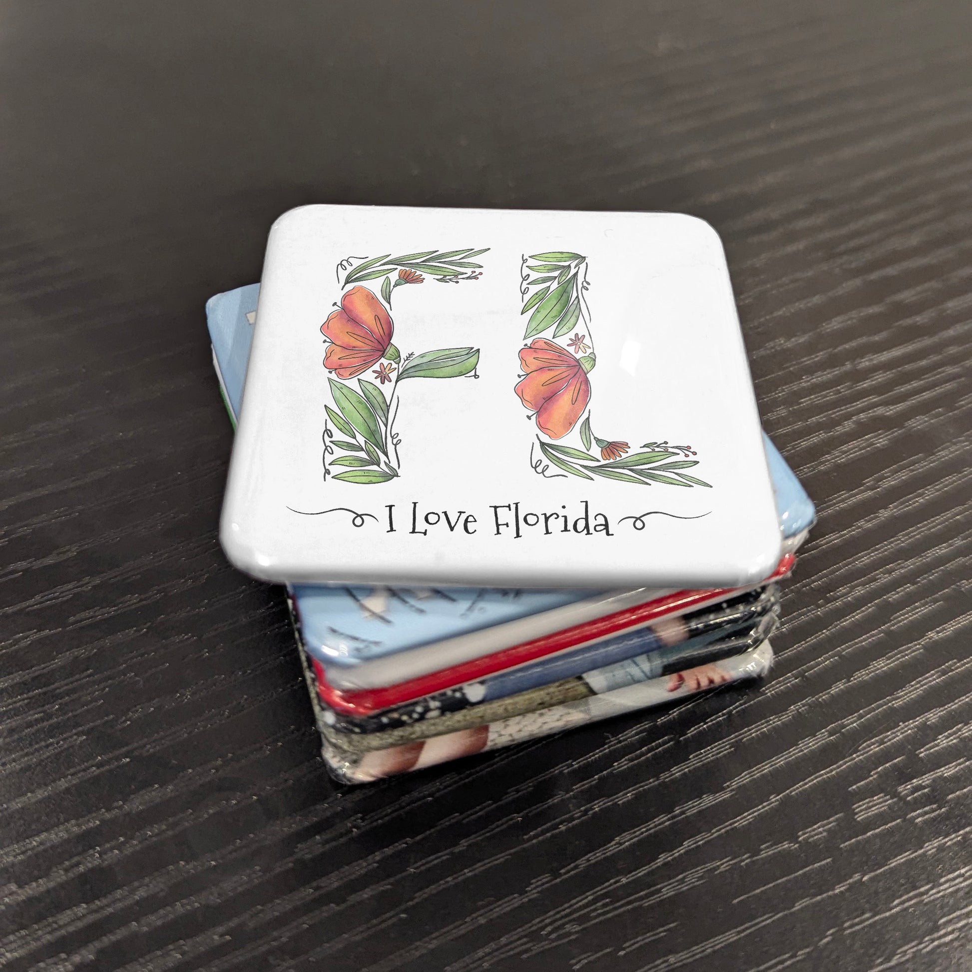 I love Florida Fridge Magnet - PhiloPerse