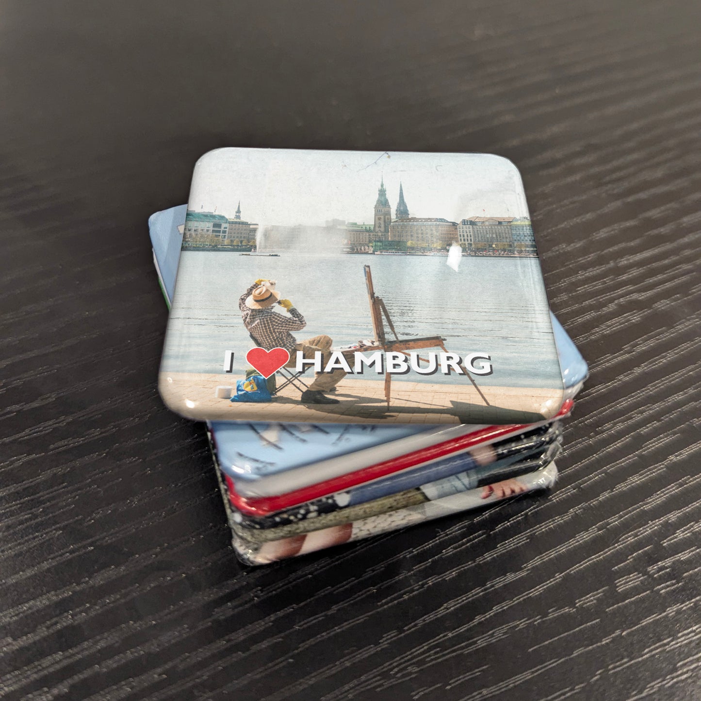 I Love Hamburg Fridge Magnet - PhiloPerse