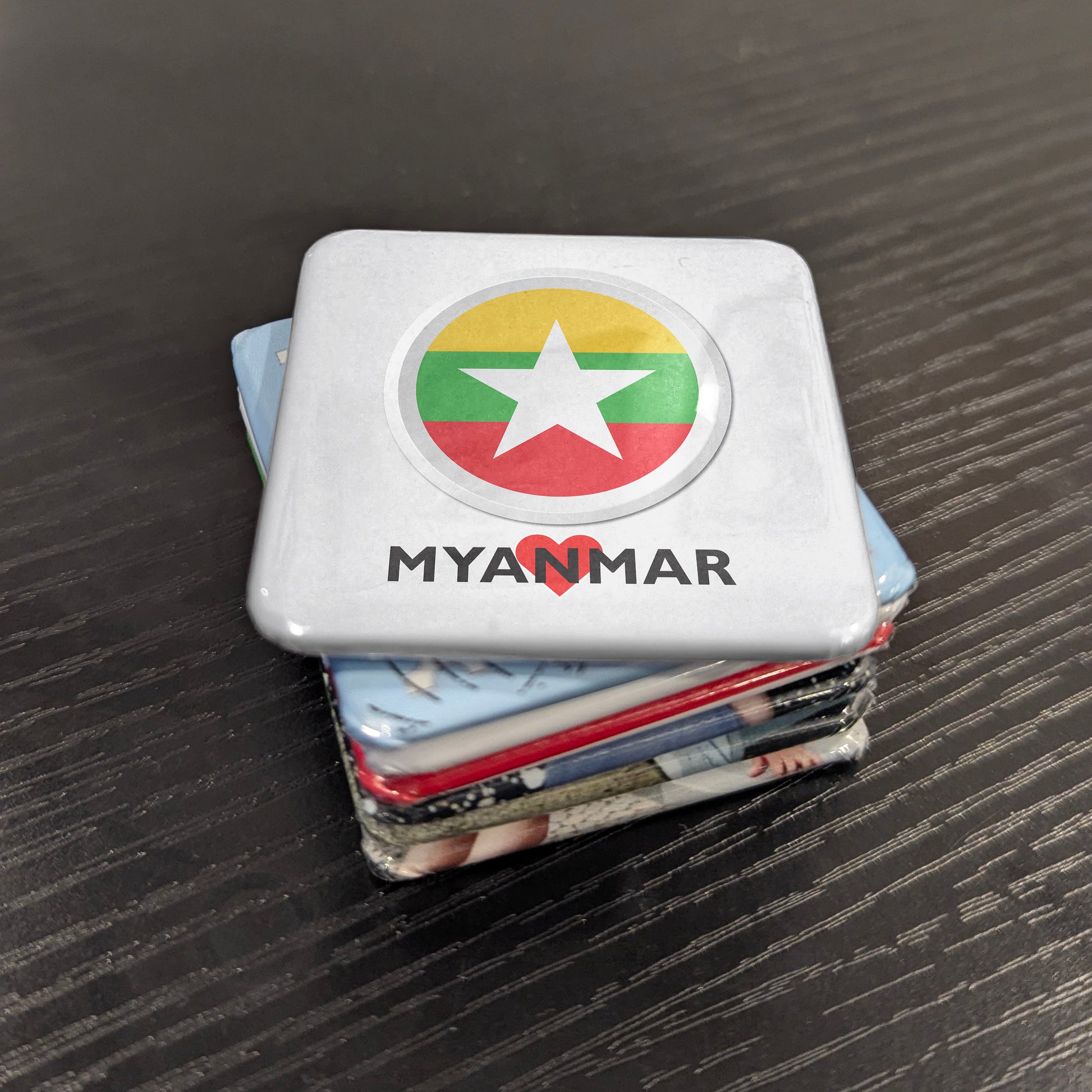 I Love Myanmar Fridge Magnet - PhiloPerse