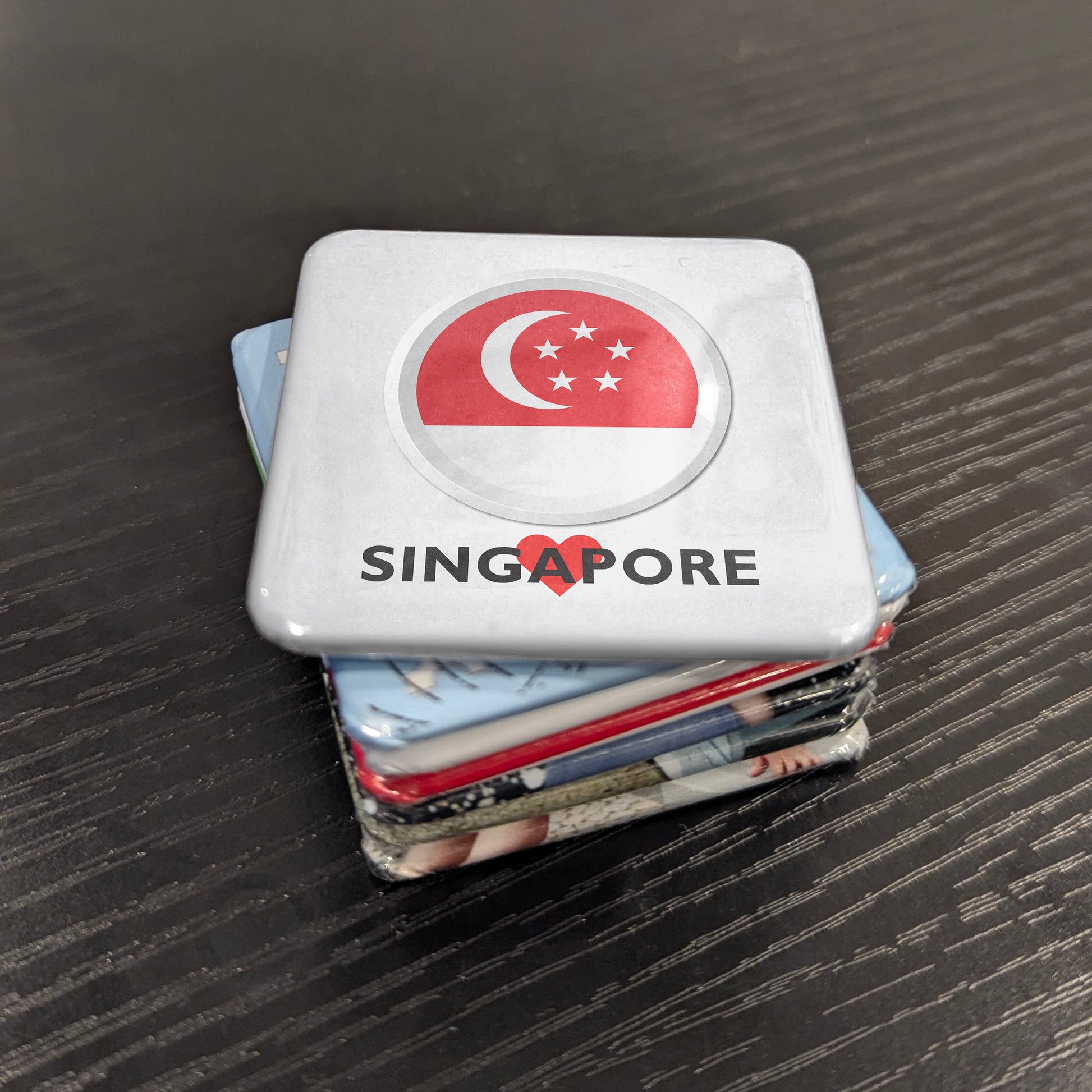 I Love Singapore Fridge Magnet - PhiloPerse