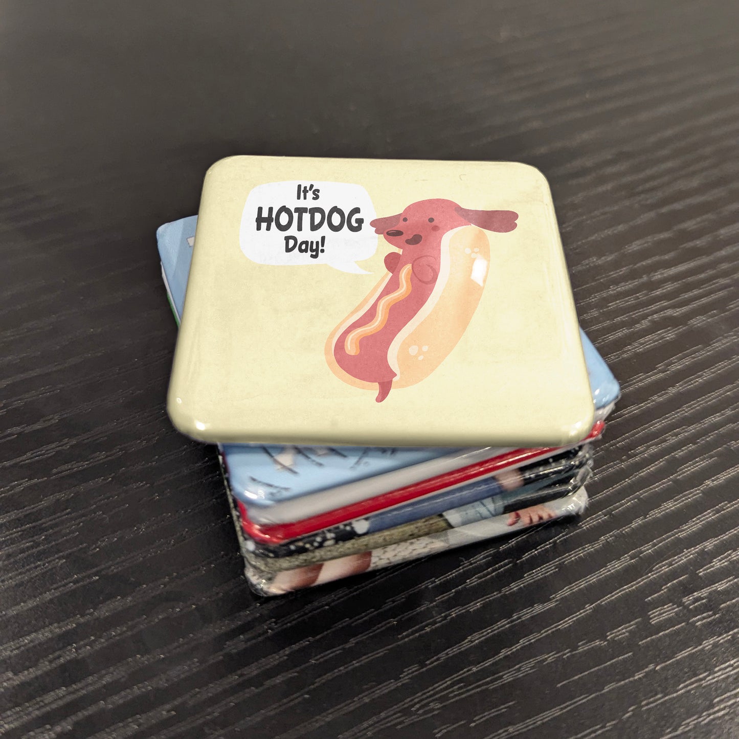 It's HOTDOG Day Fridge Magnet - PhiloPerse