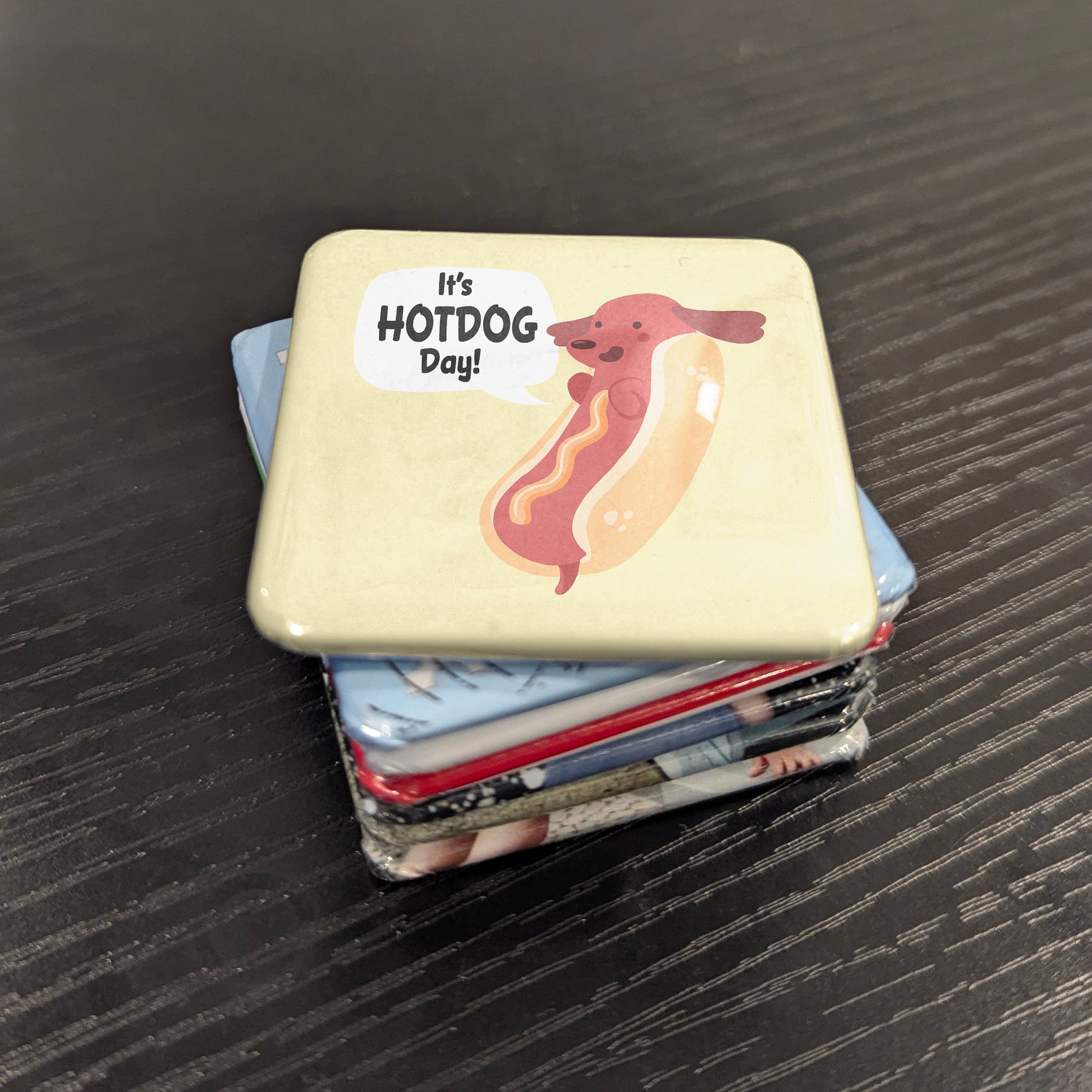 It's HOTDOG Day Fridge Magnet - PhiloPerse