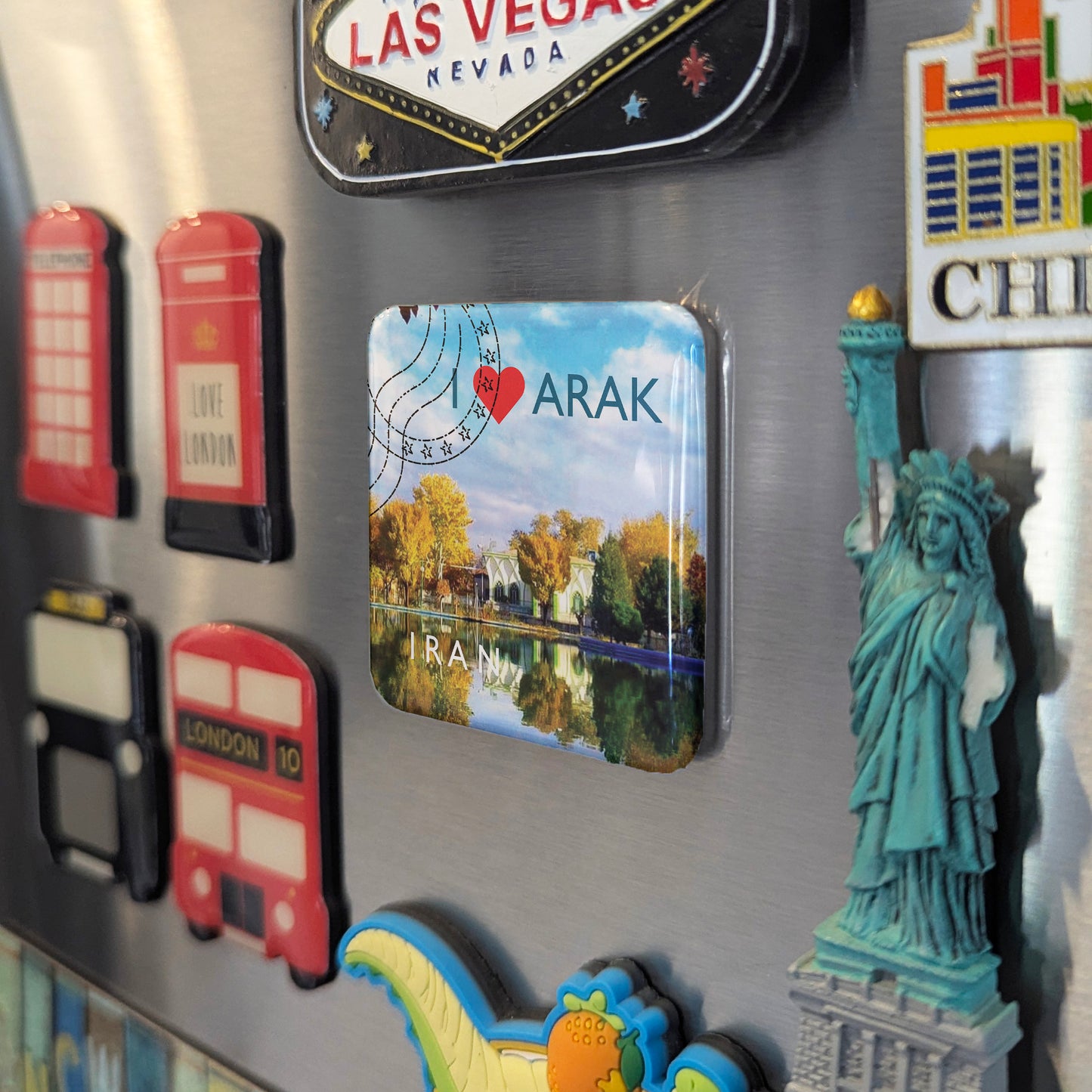 Imán para nevera "Me encanta Arak"