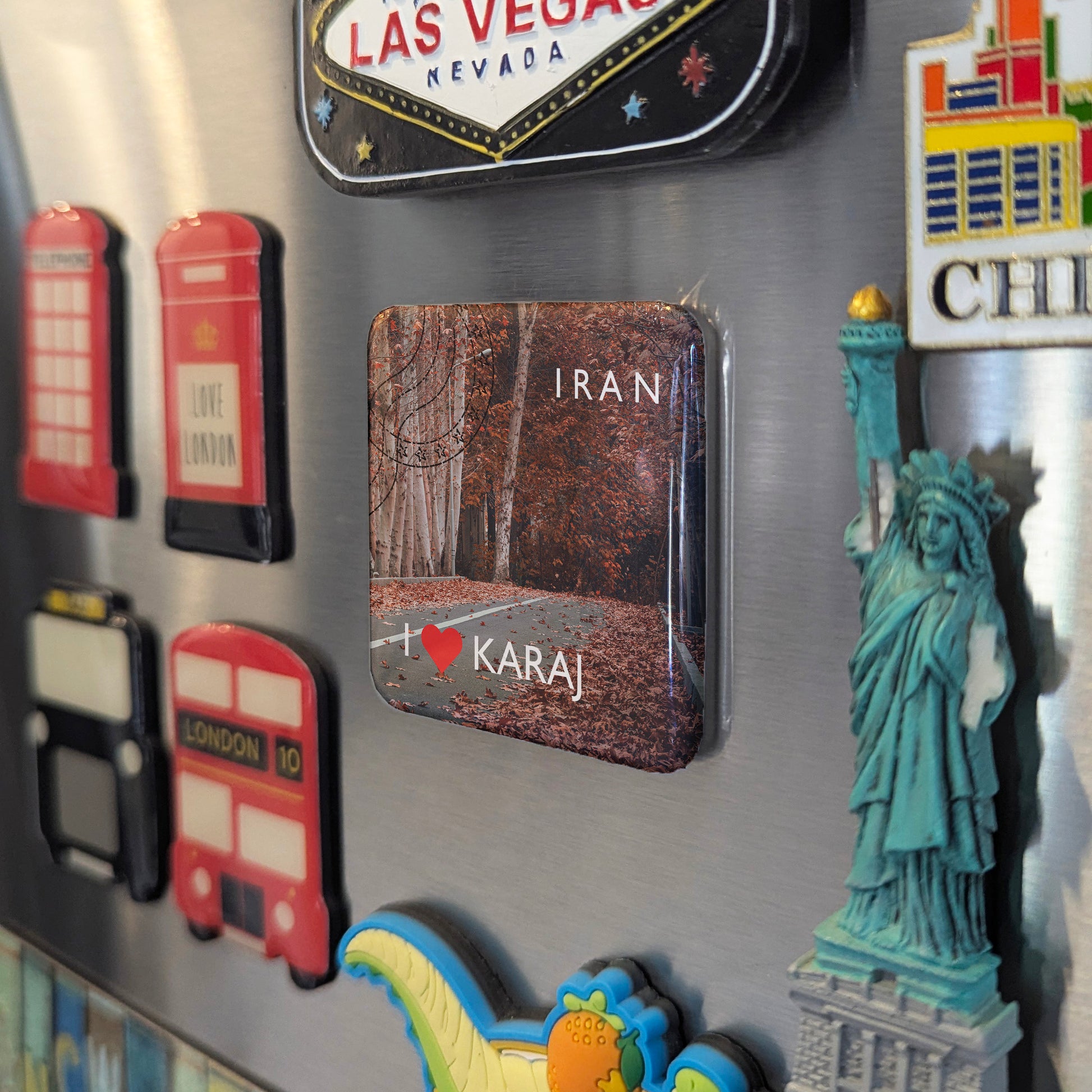 I Love Karaj Fridge Magnet - PhiloPerse