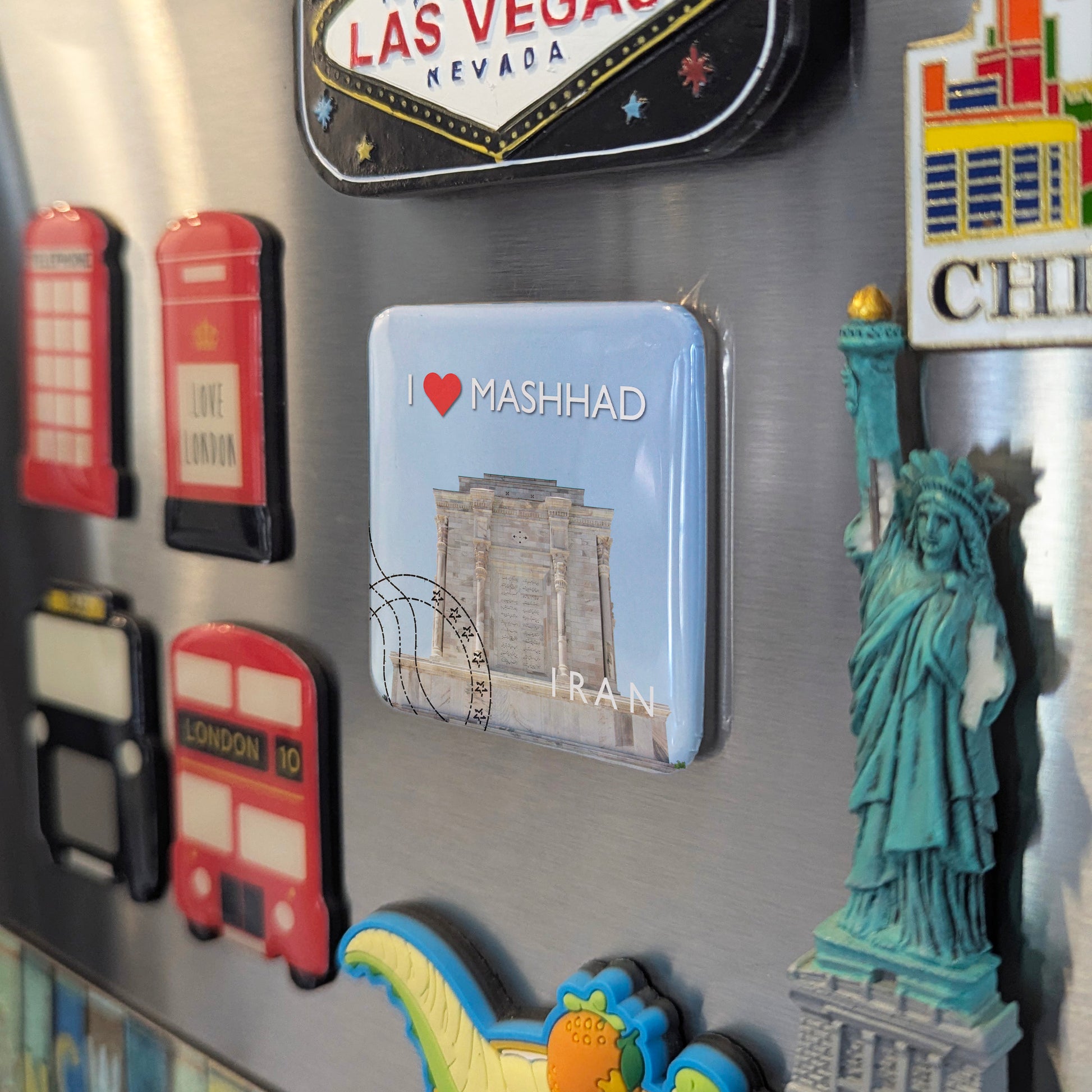 I Love Mashhad Fridge Magnet - PhiloPerse