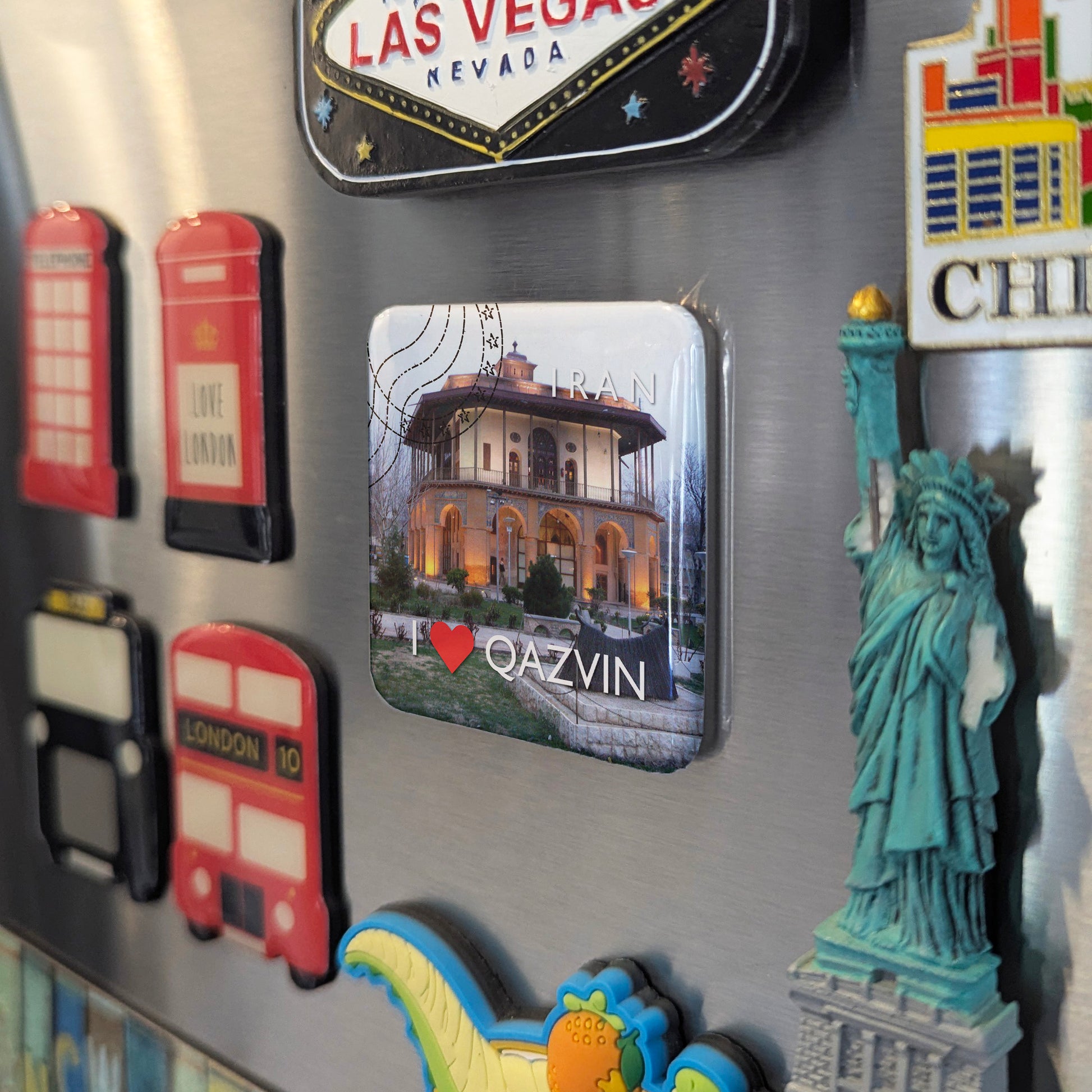 I Love Qazvin Fridge Magnet - PhiloPerse