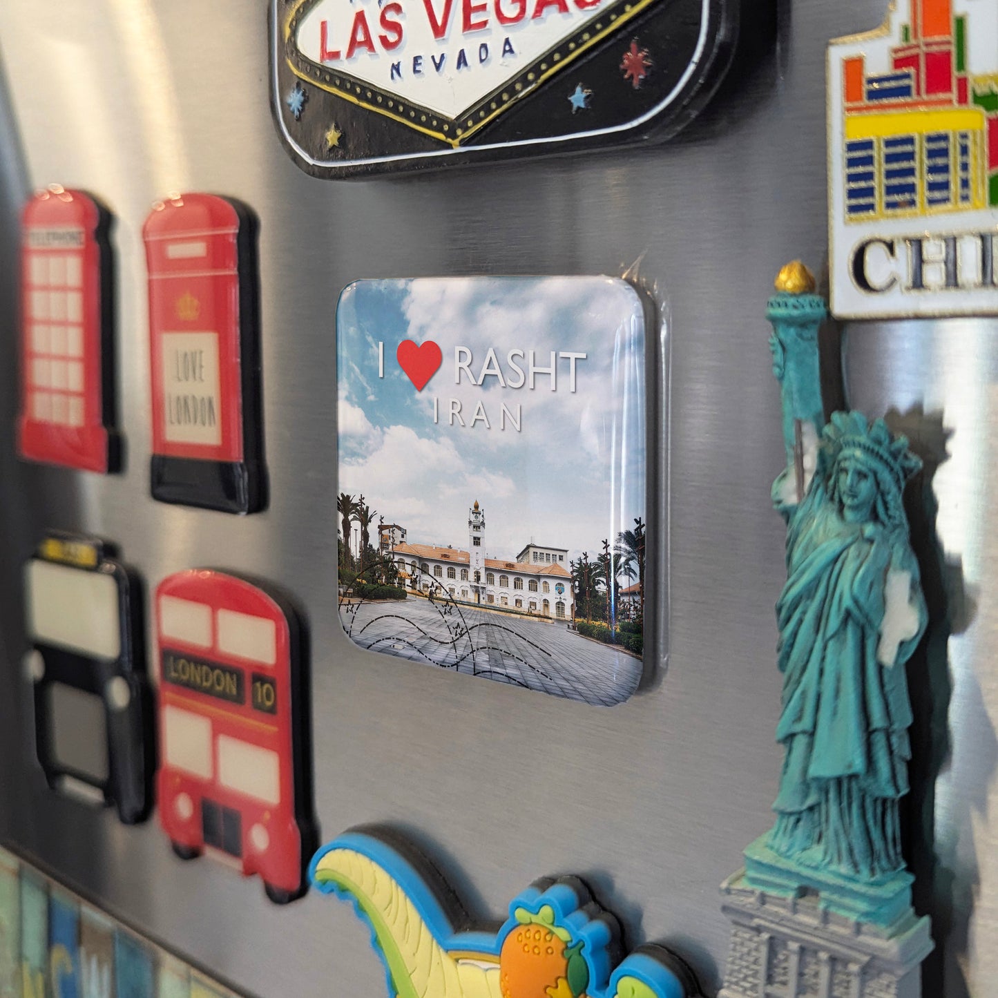 I Love Rasht Fridge Magnet - PhiloPerse