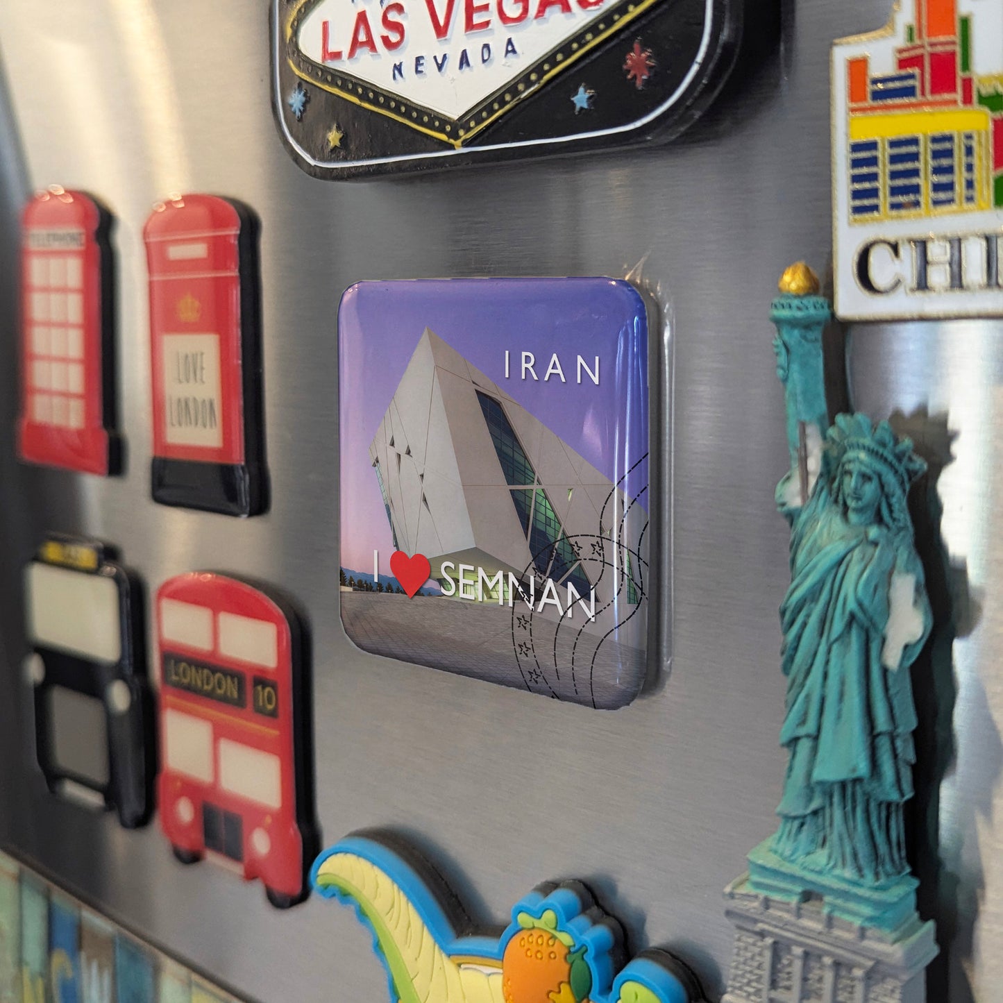 I Love Semnan Fridge Magnet - PhiloPerse