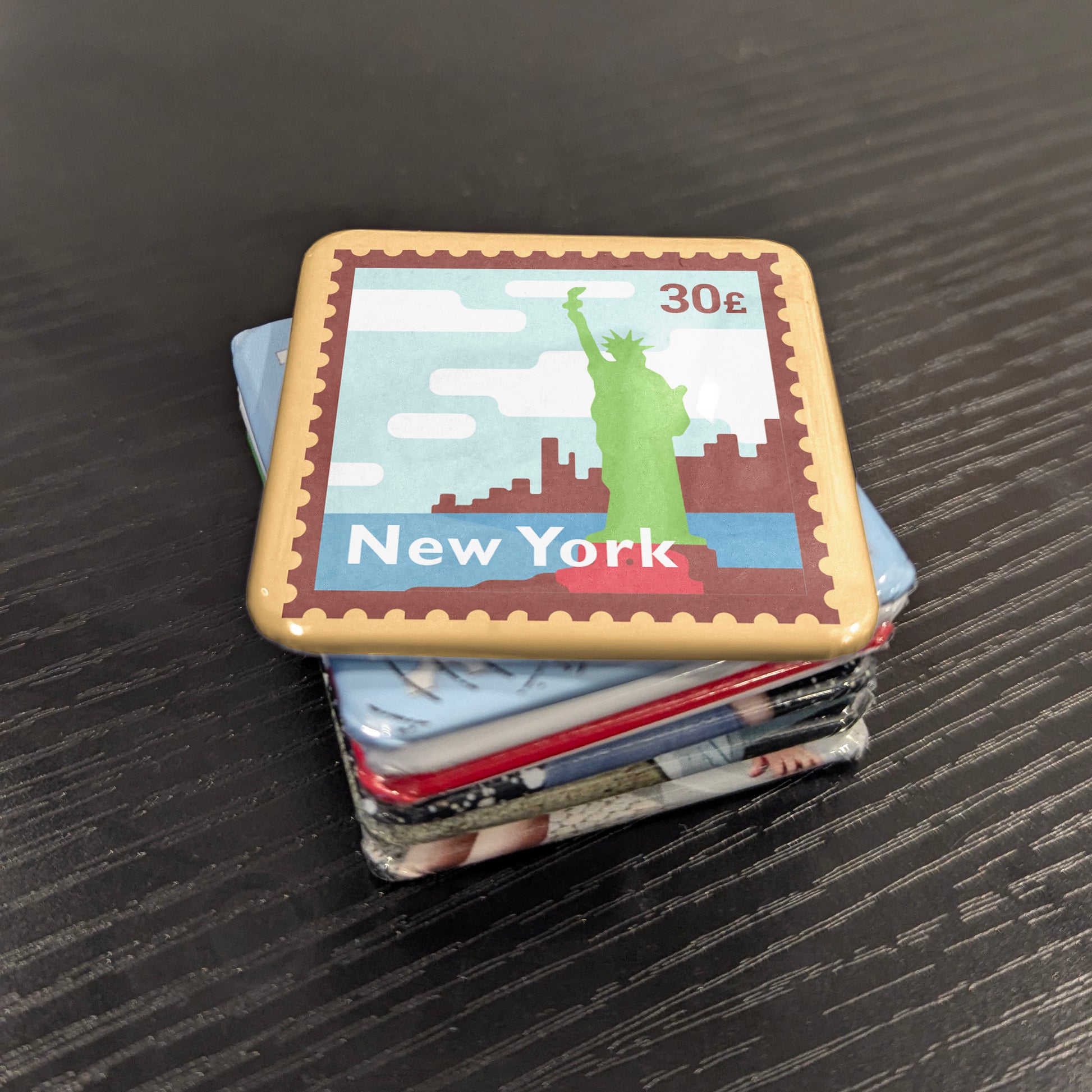New York Postage Fridge Magnet - PhiloPerse