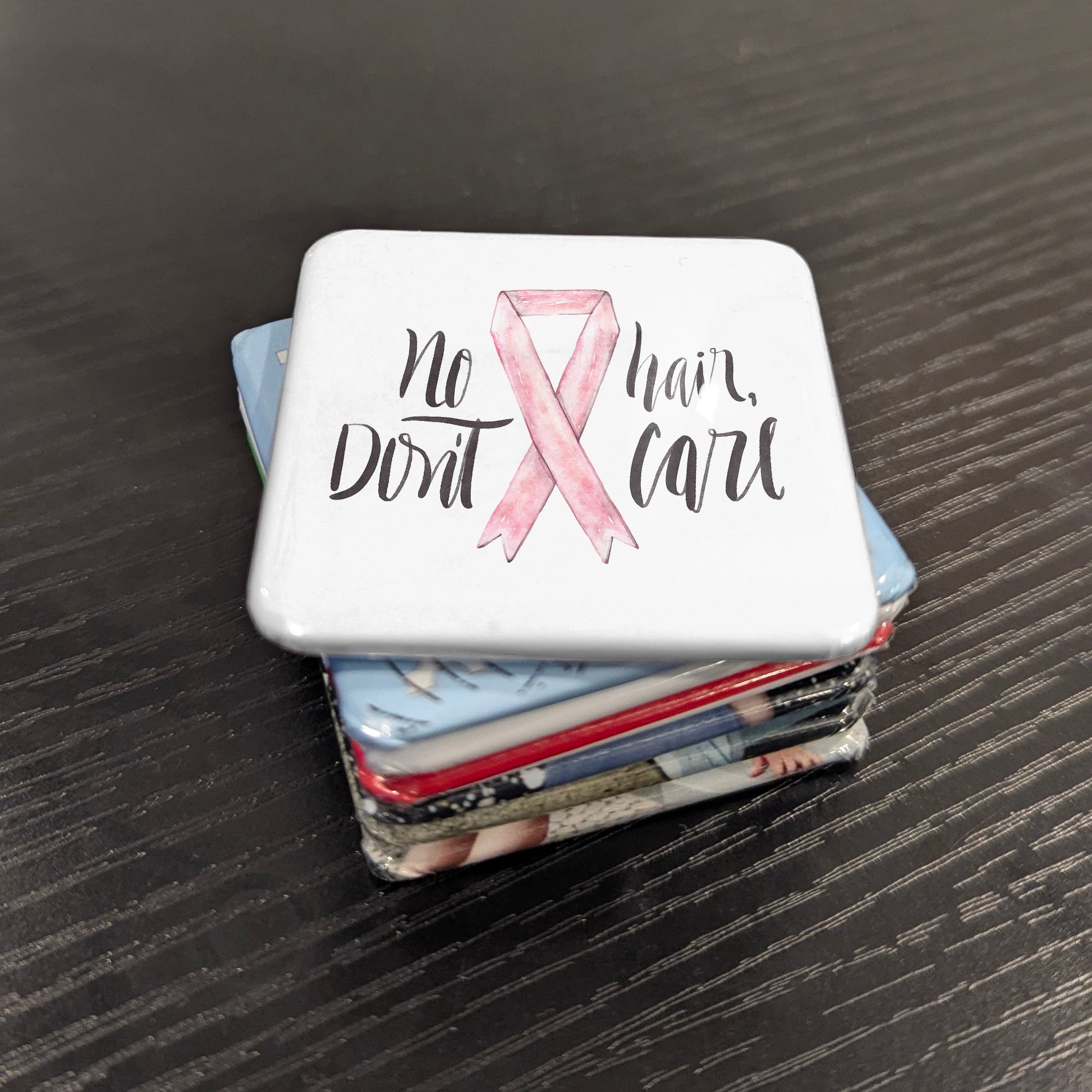 No Hair Don't Care Fridge Magnet - PhiloPerse