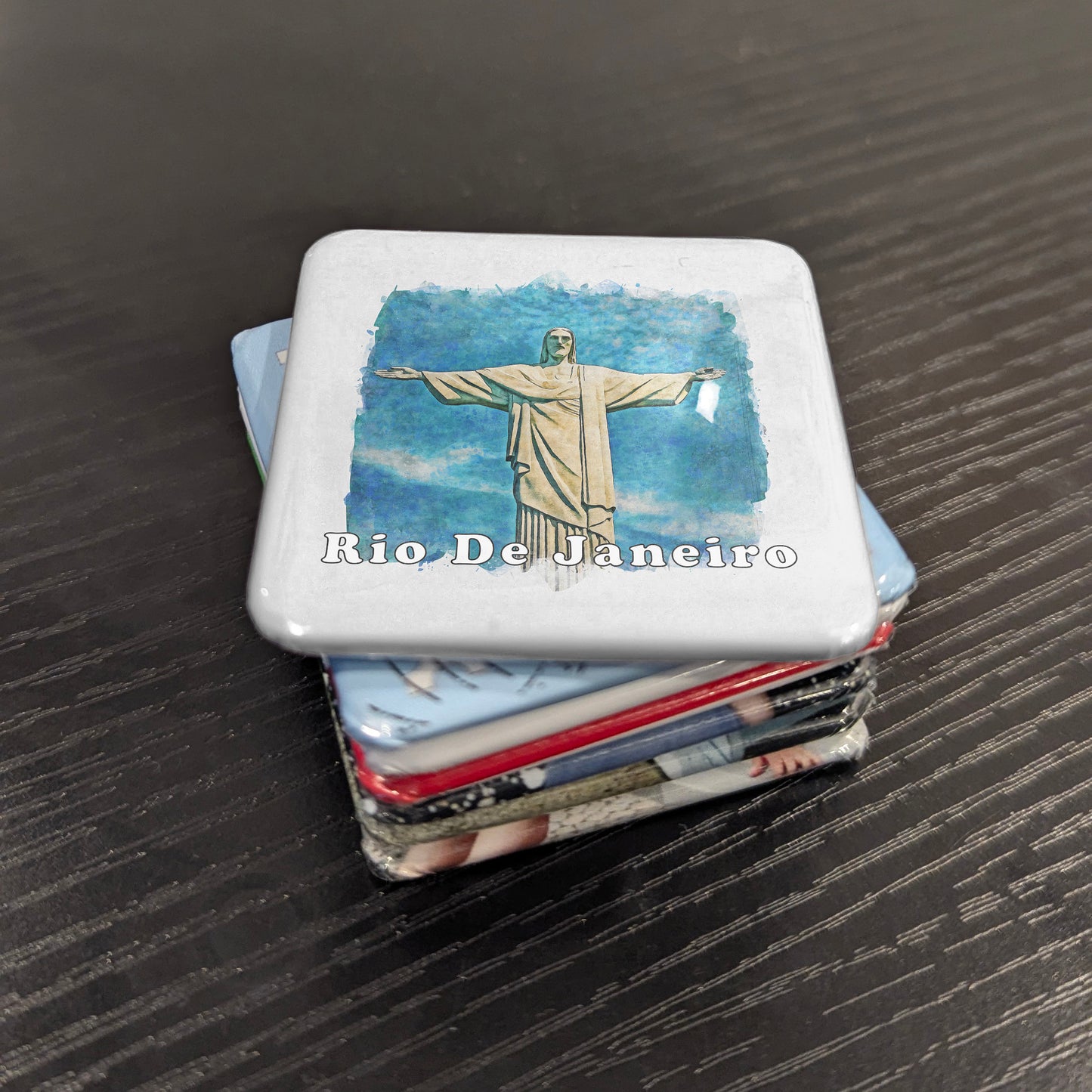 Rio De Janeiro Watercolor Fridge Magnet - PhiloPerse