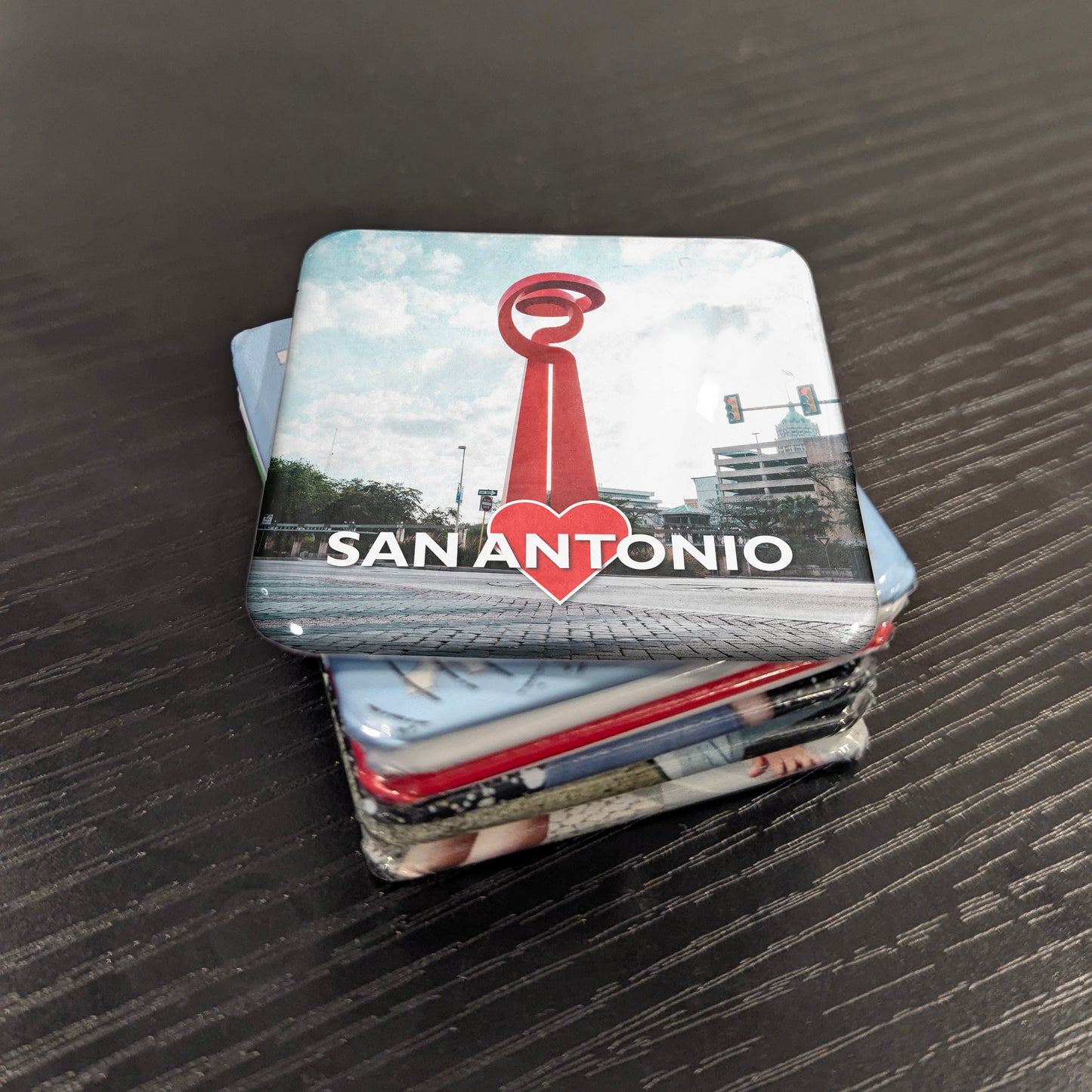 San Antonio View Fridge Magnet - PhiloPerse