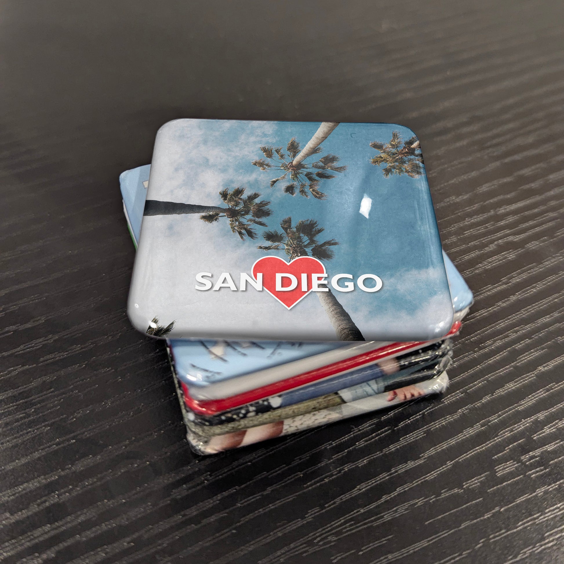 San Diego Palms Fridge Magnet - PhiloPerse