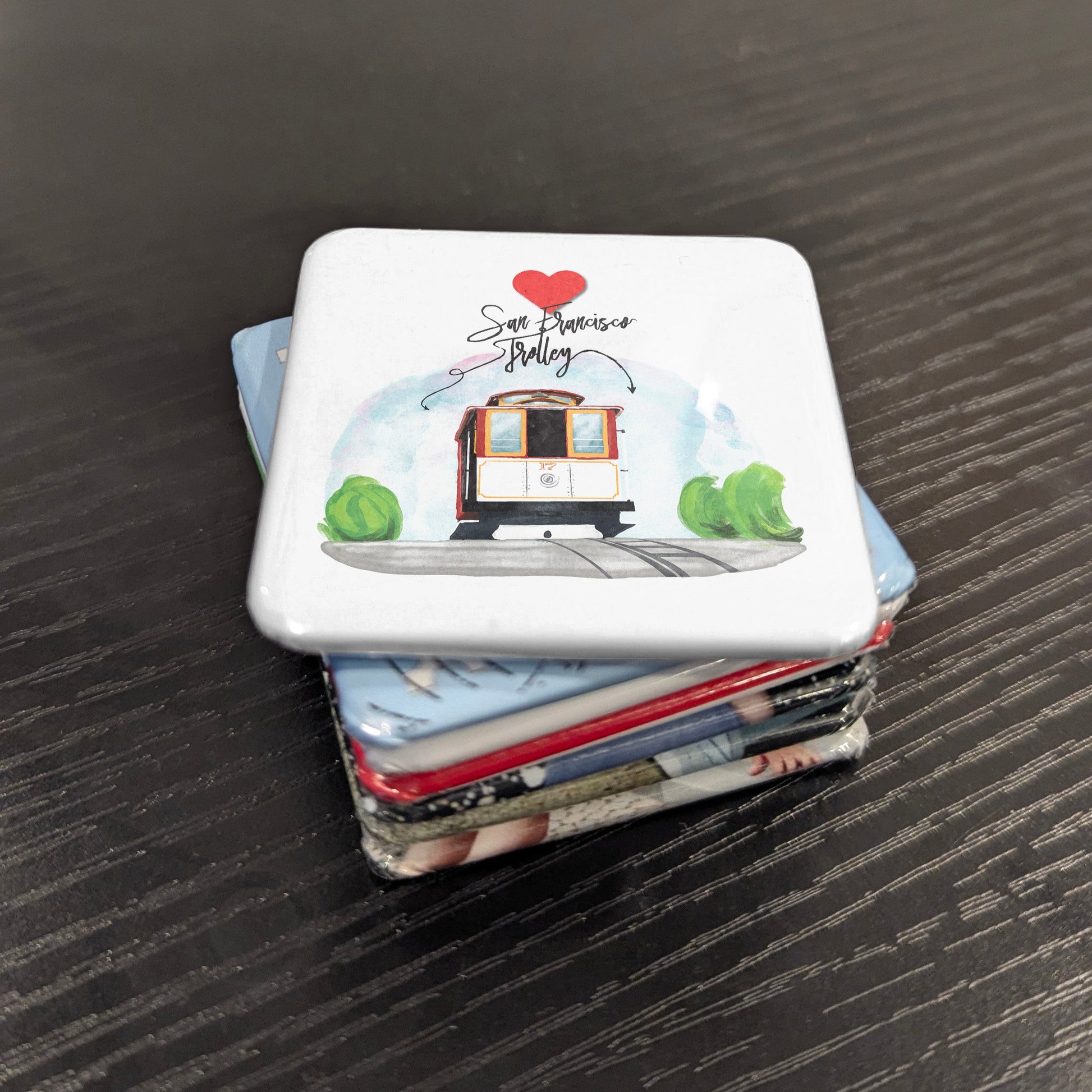 San Francisco Trolley Fridge Magnet