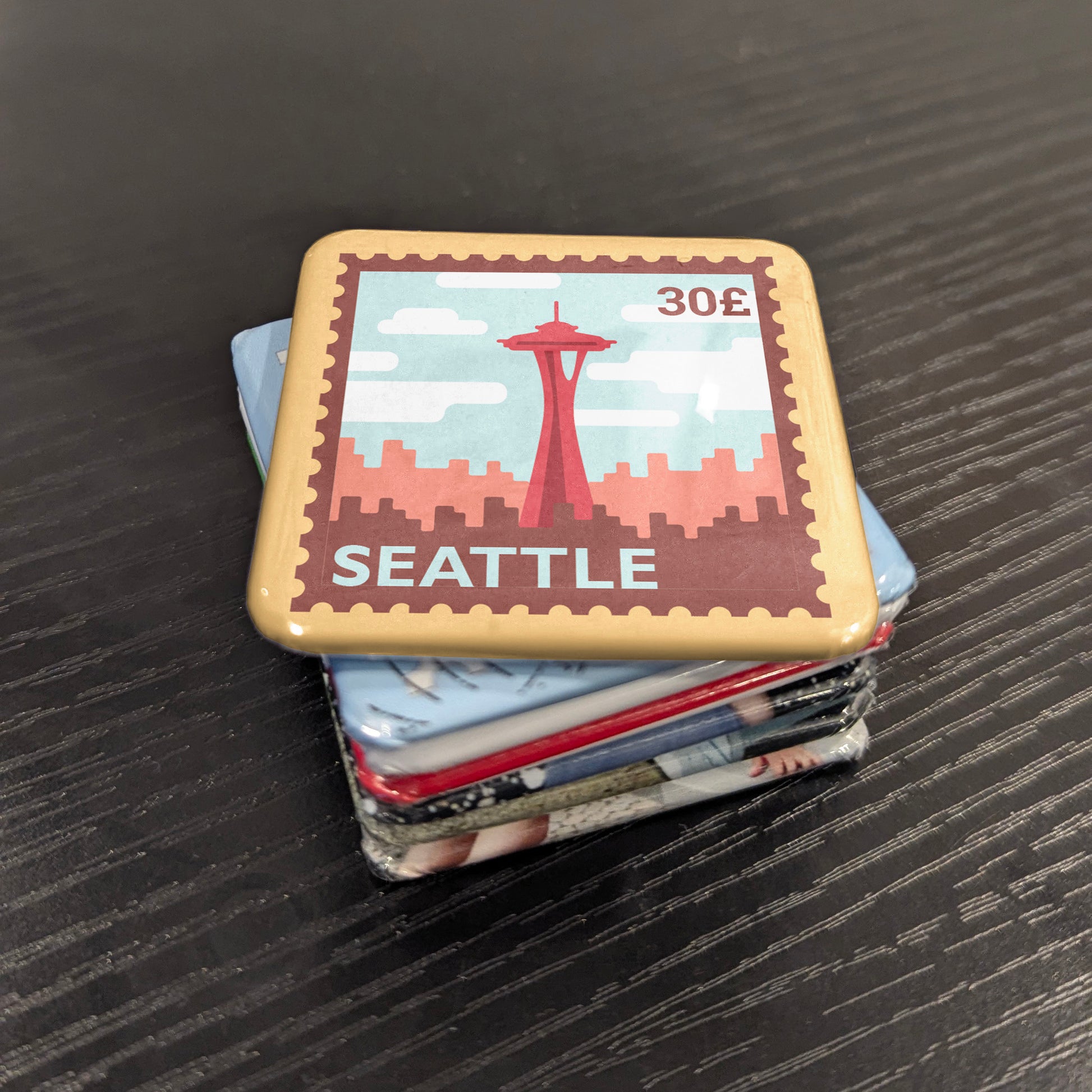 Seattle Postage Fridge Magnet - PhiloPerse
