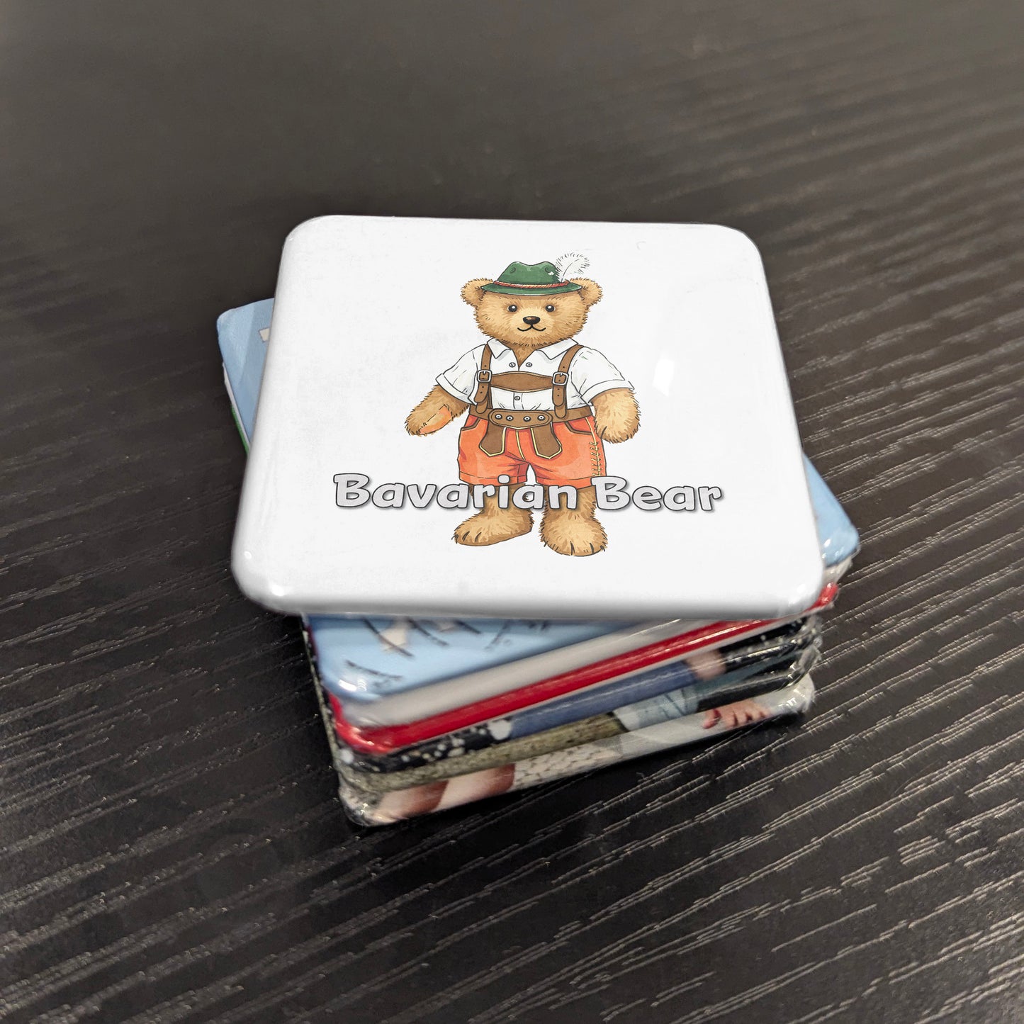Teddy Bear as Bavarian German Fridge Magnet - PhiloPerse