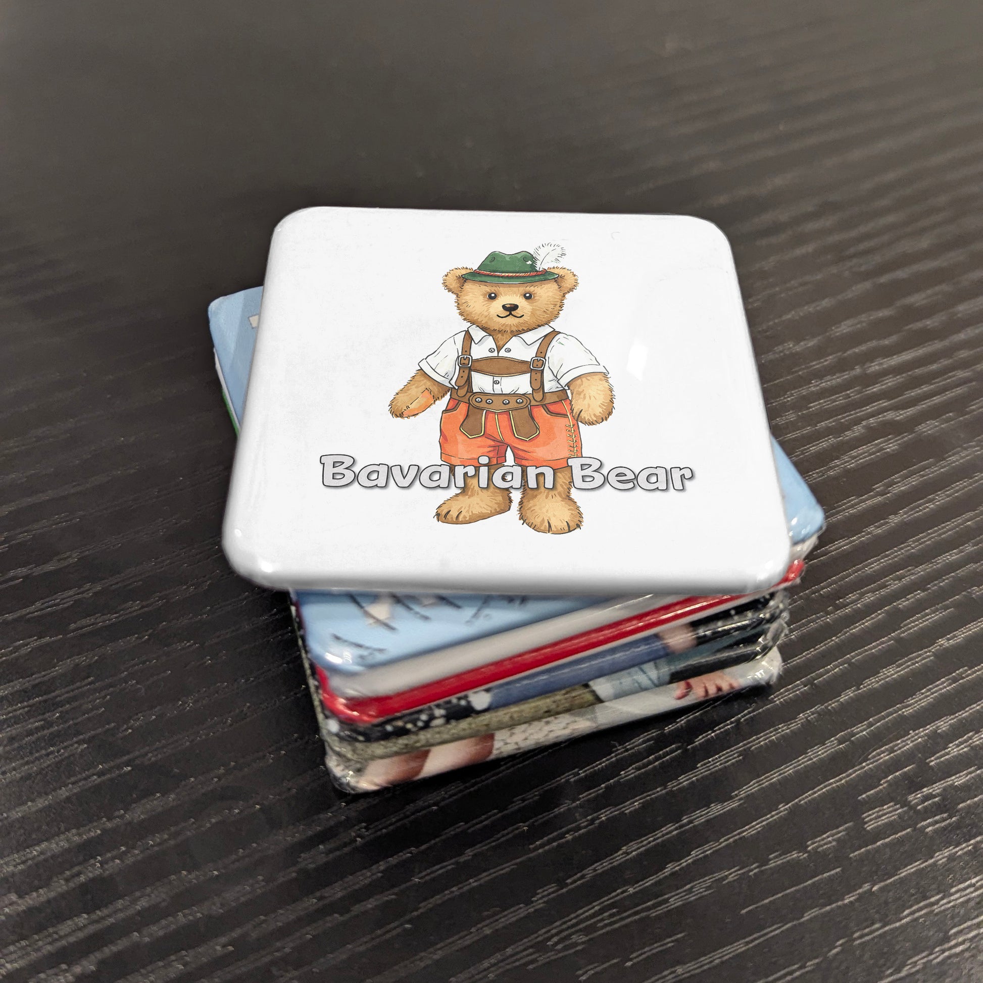 Teddy Bear as Bavarian German Fridge Magnet - PhiloPerse