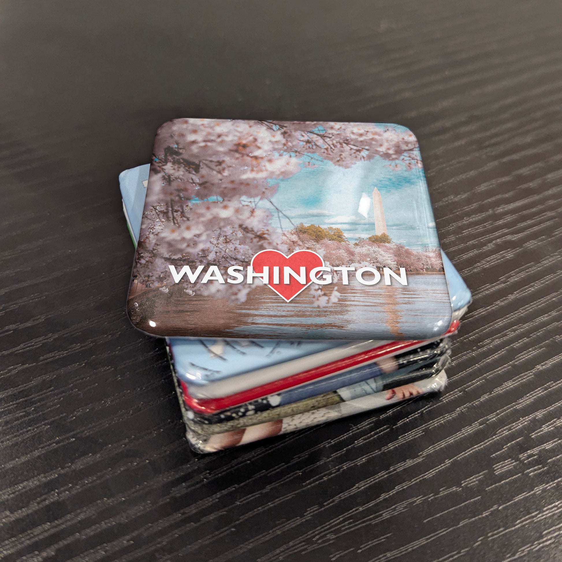 Washington DC Blossoms Fridge Magnet - PhiloPerse
