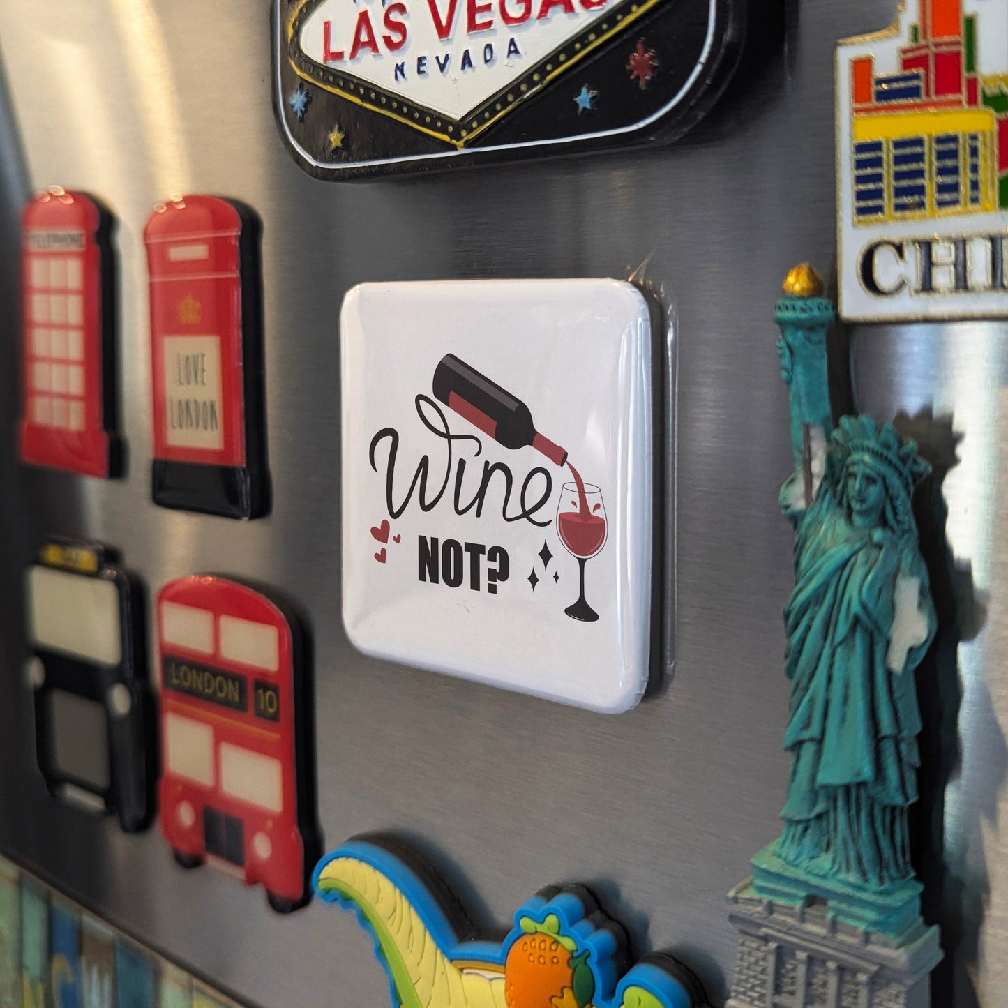 Wine Not? Fridge Magnet - PhiloPerse
