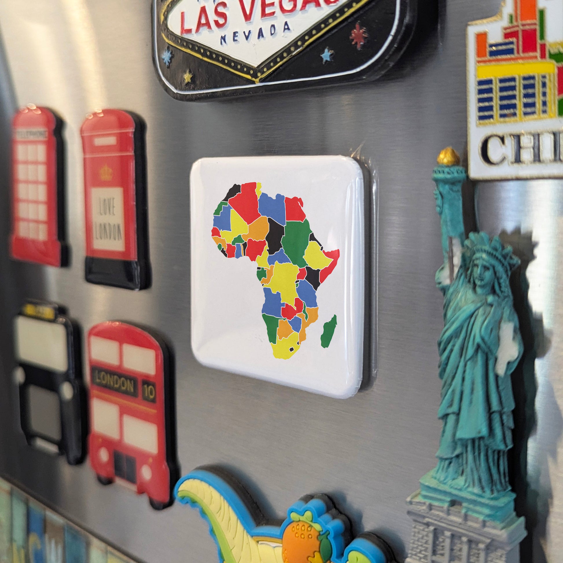 Africa Map V1 Fridge Magnet - PhiloPerse