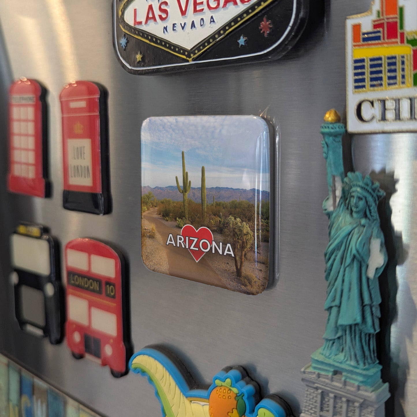 Arizona View Fridge Magnet - PhiloPerse