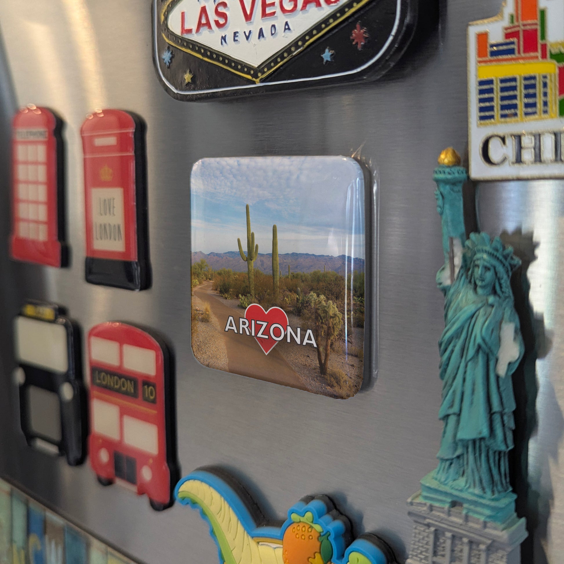 Arizona View Fridge Magnet - PhiloPerse