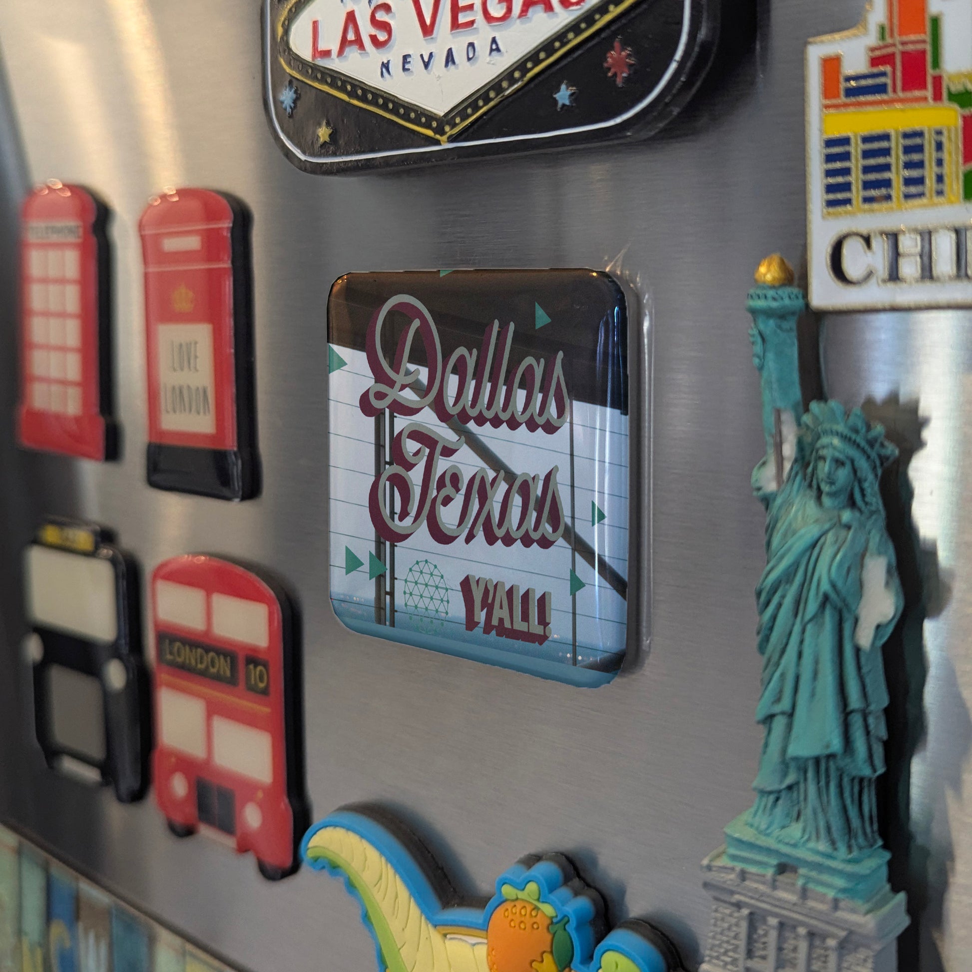Dallas Texas Fridge Magnet - PhiloPerse