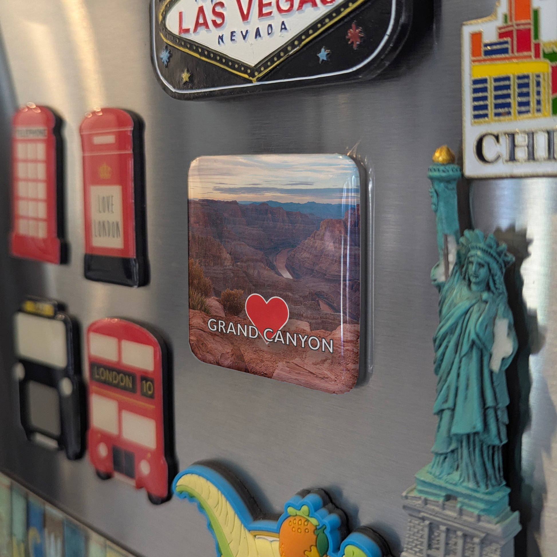 Grand Canyon View Fridge Magnet - PhiloPerse