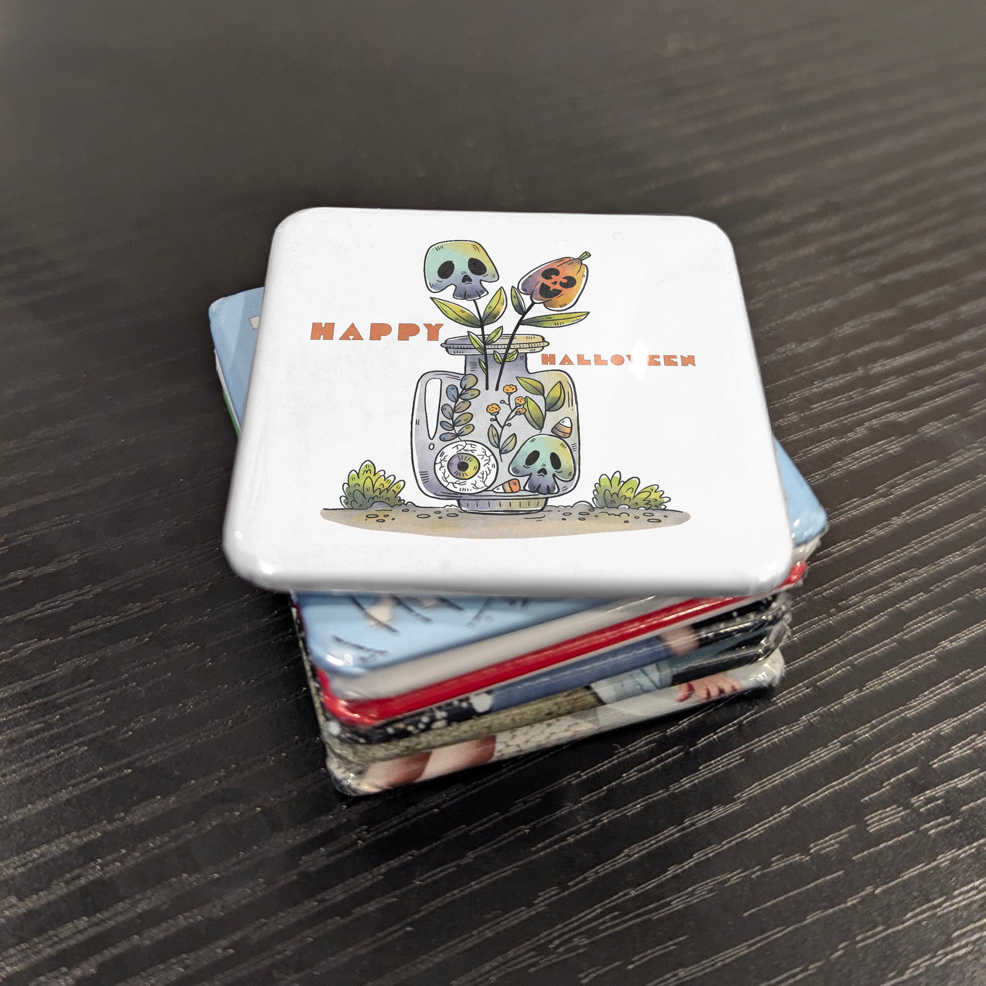 Happy Halloween V8 Fridge Magnet - PhiloPerse