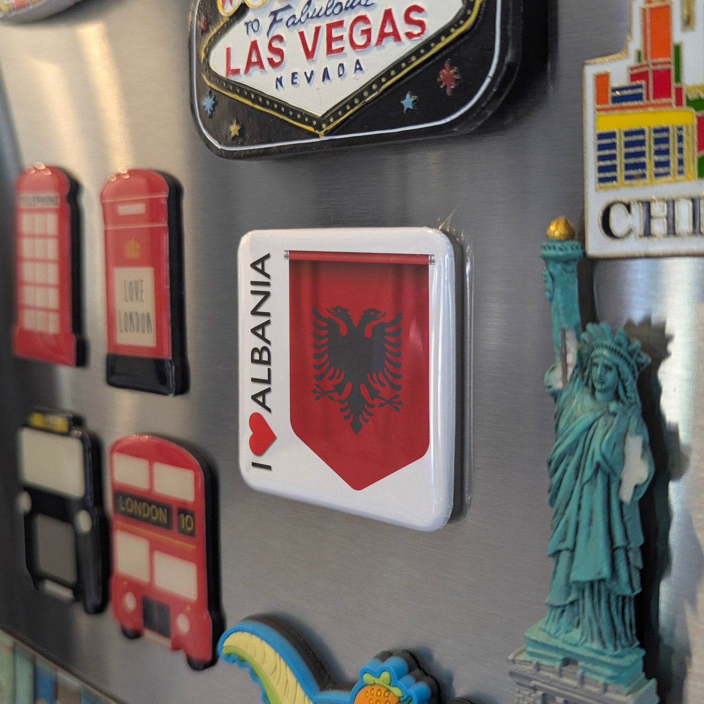 I Love Albania Fridge Magnet