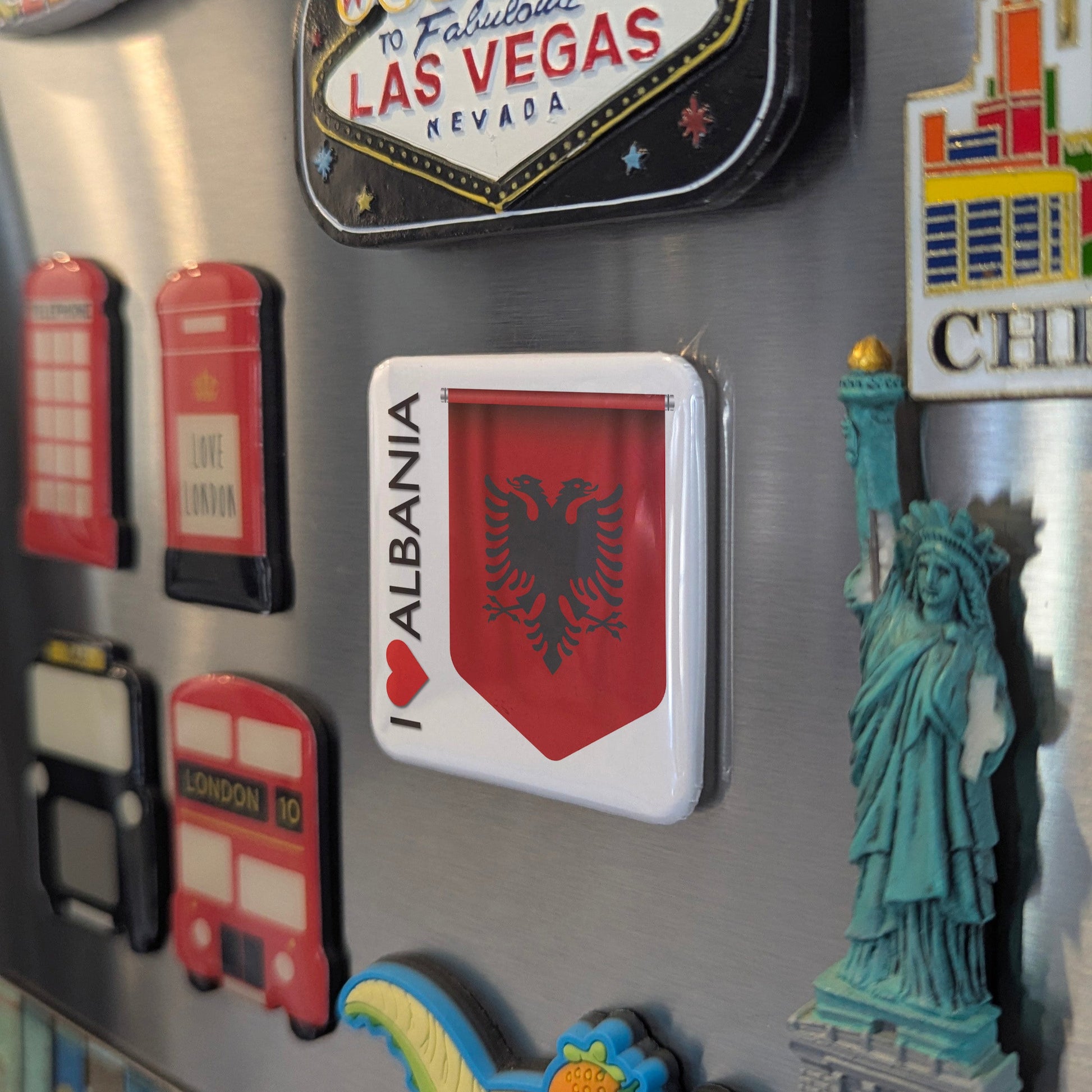 I Love Albania Fridge Magnet