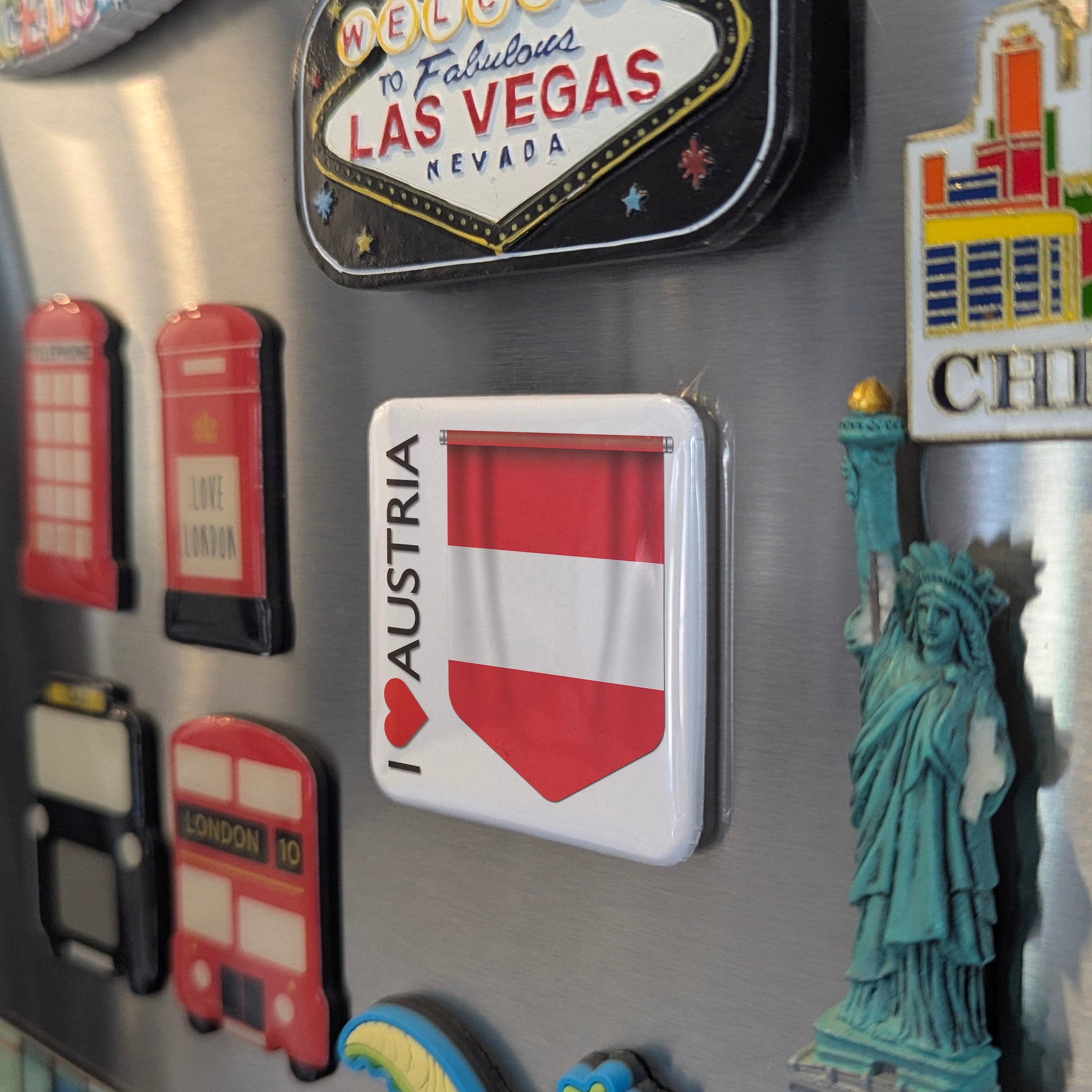 I Love Austria Fridge Magnet