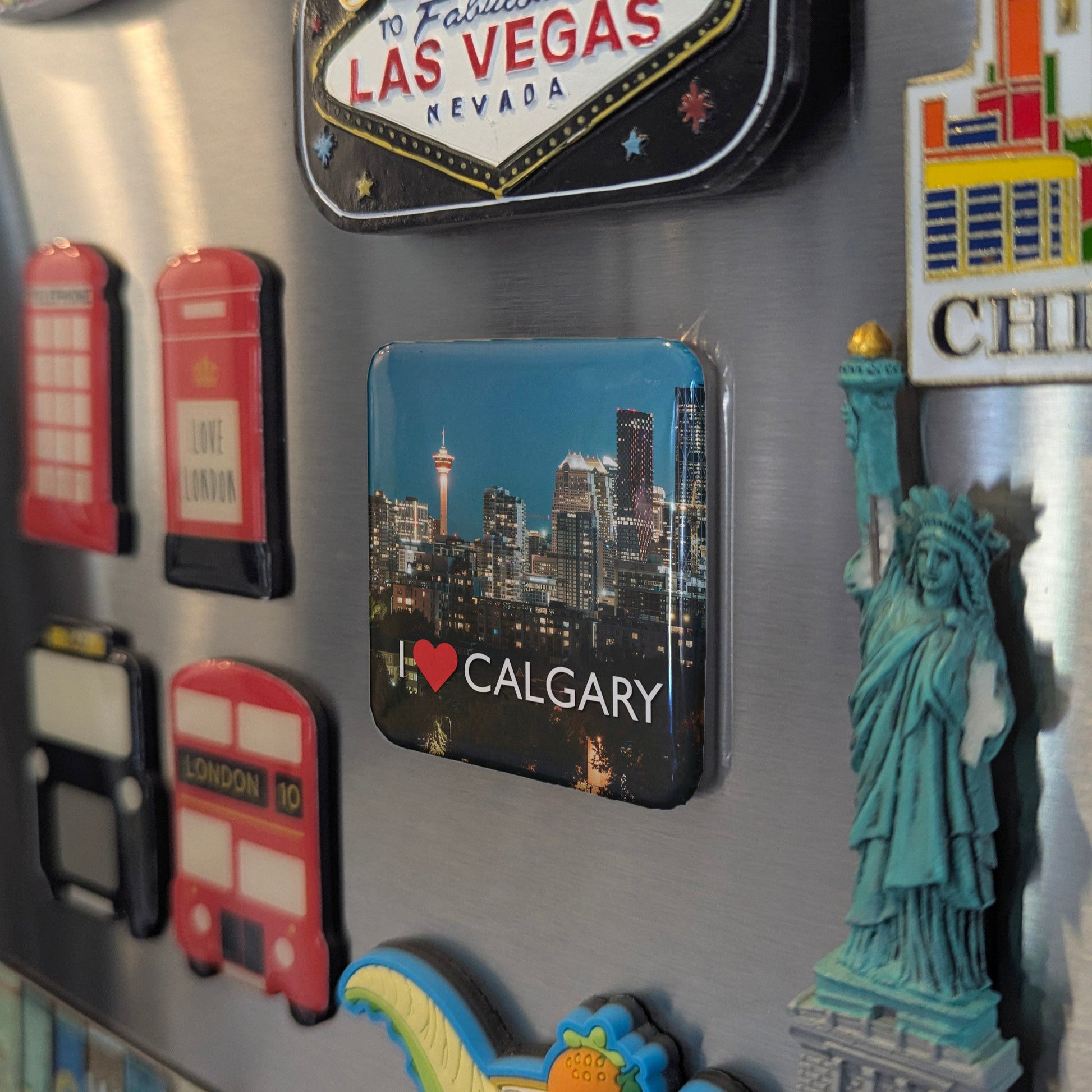 I love Calgary Fridge Magnet