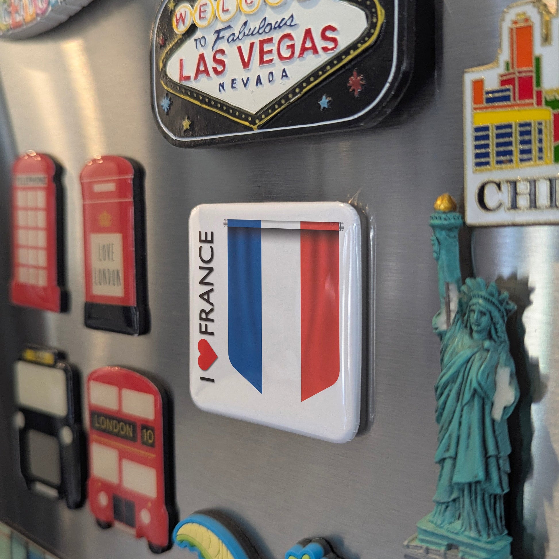 I Love France Fridge Magnet