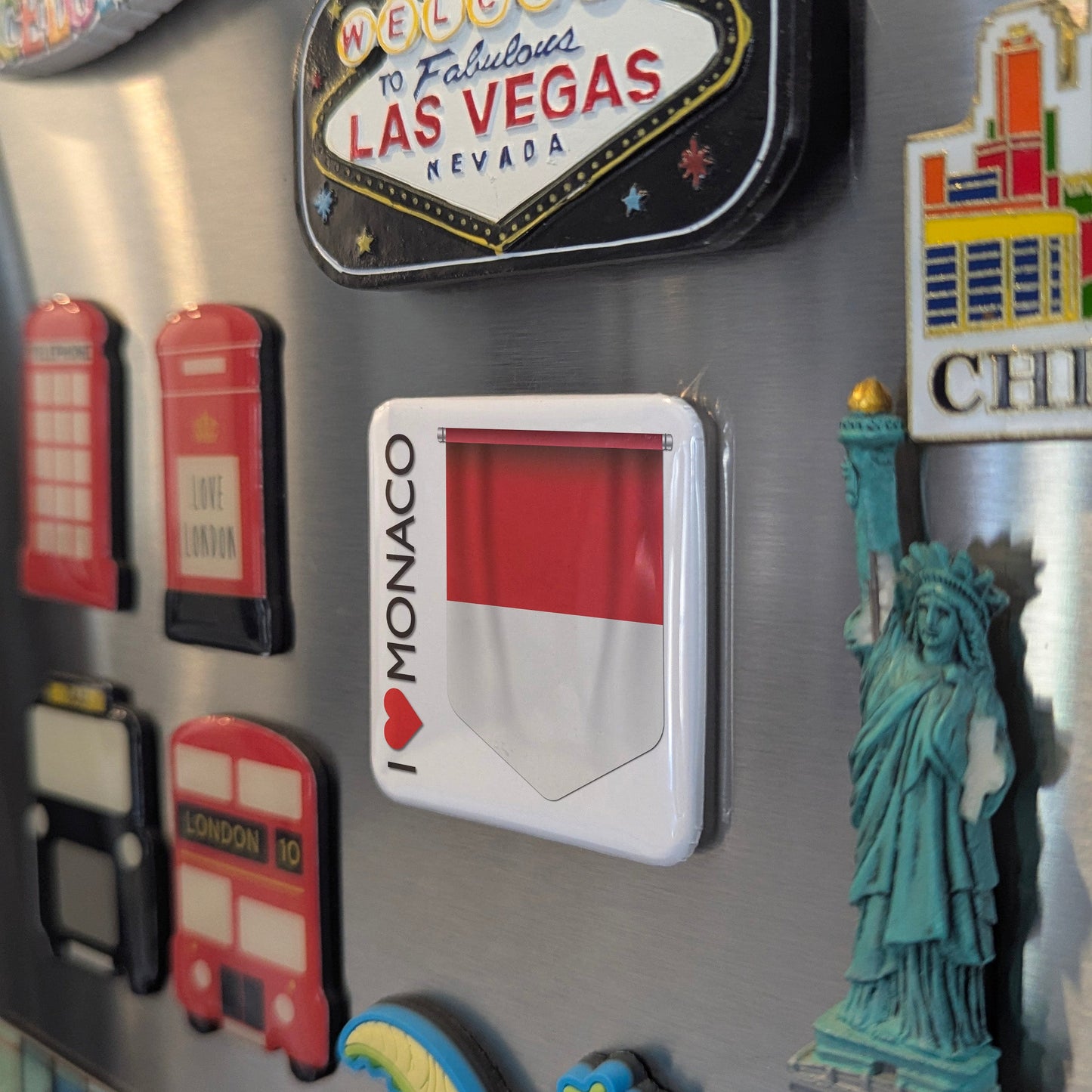 I Love Monaco Fridge Magnet