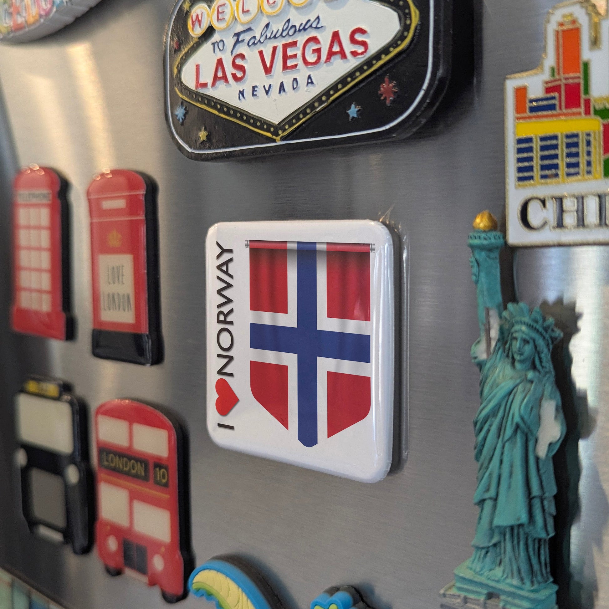 I Love Norway Fridge Magnet