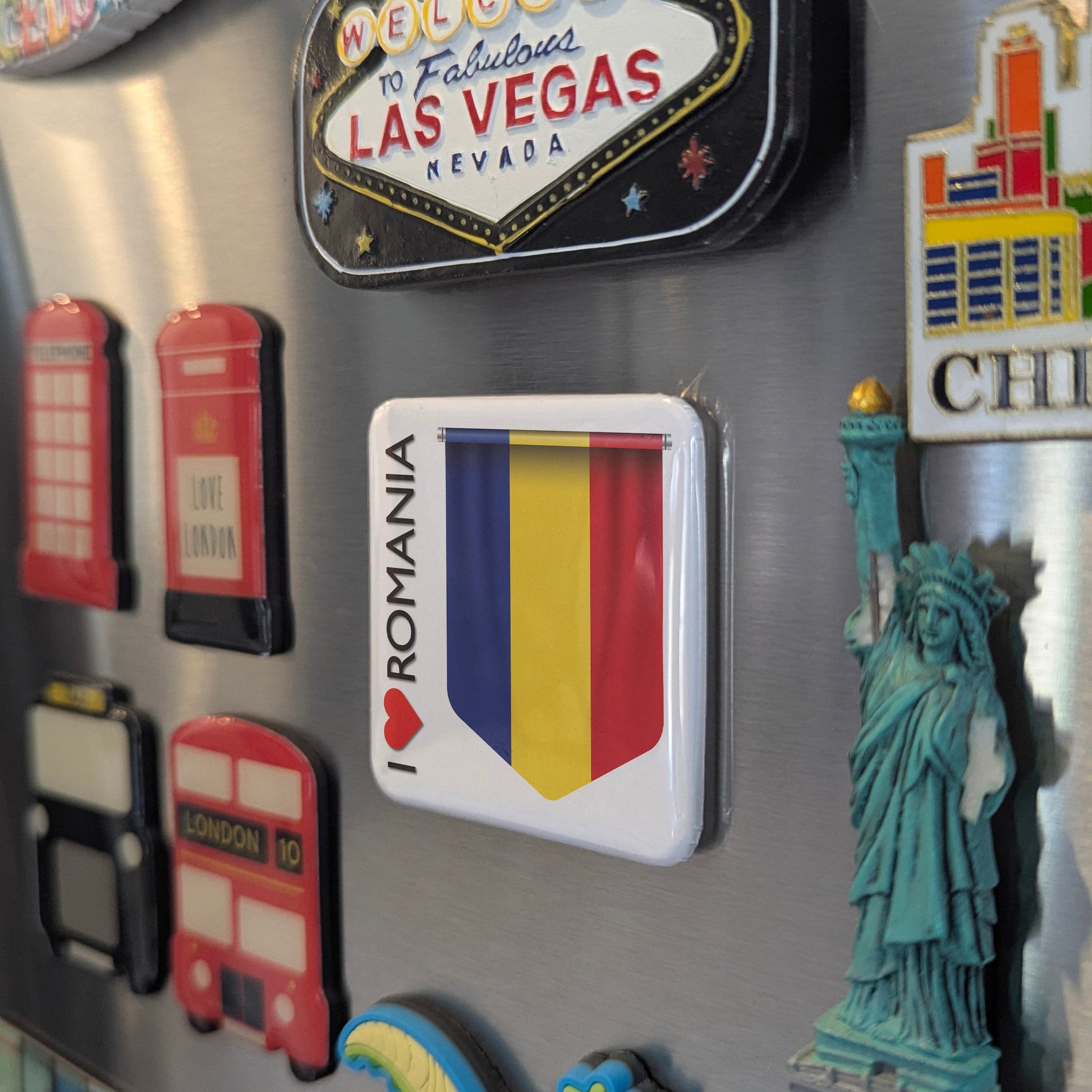 I Love Romania Fridge Magnet